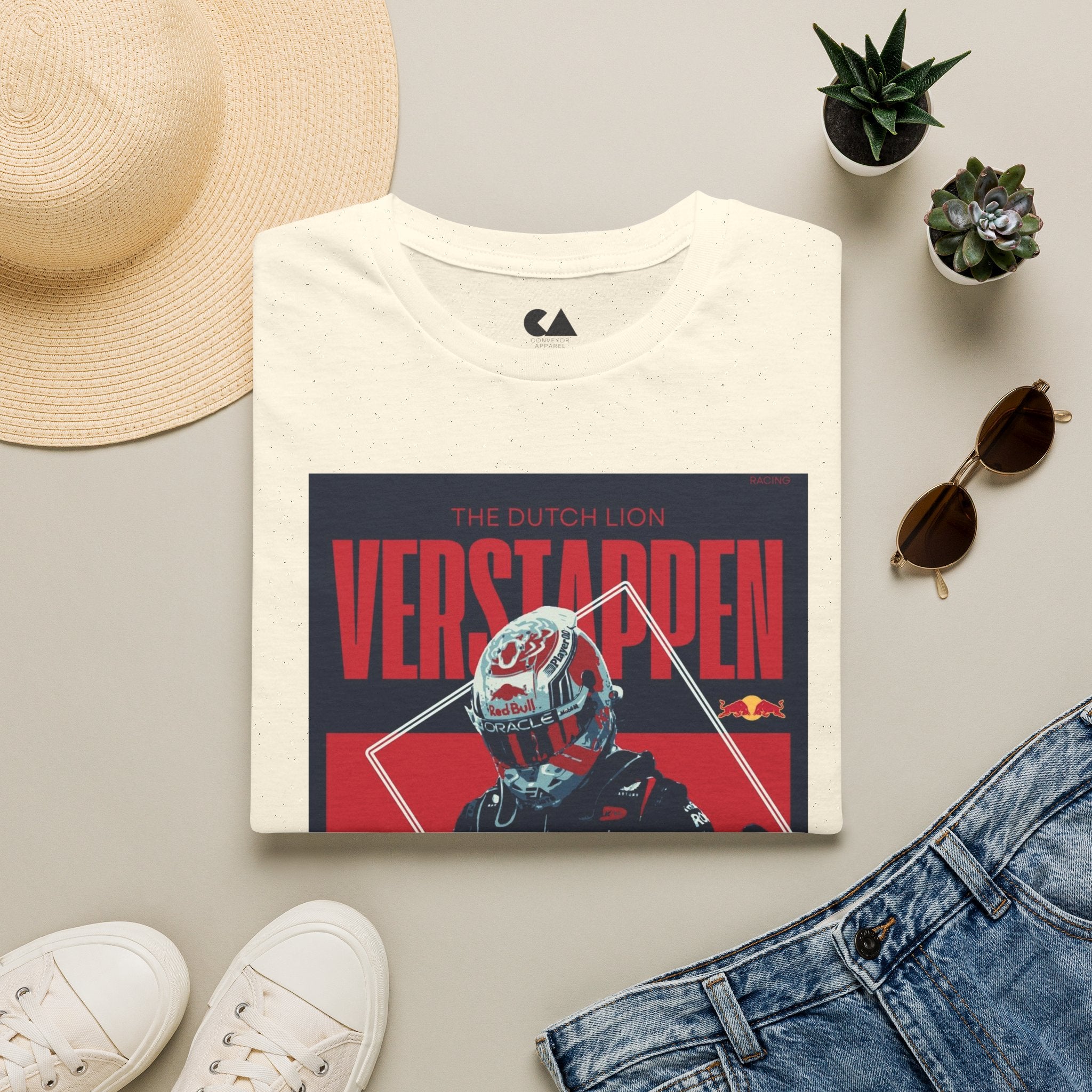 Verstappen Racing Tee — The Dutch Lion Formula 1 Fan Shirt