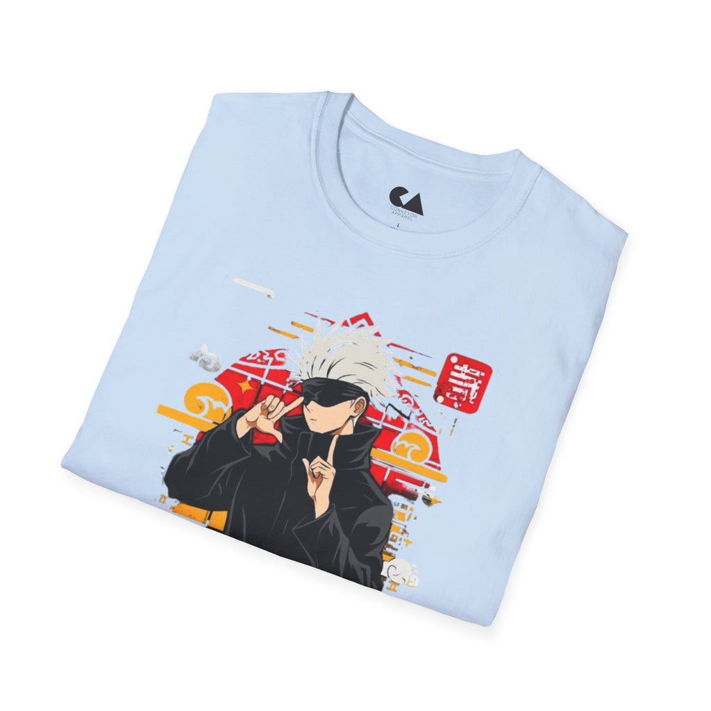 Anime Jujutsu Sorcerer Graphic T-Shirt — Cool Masked Character Design
