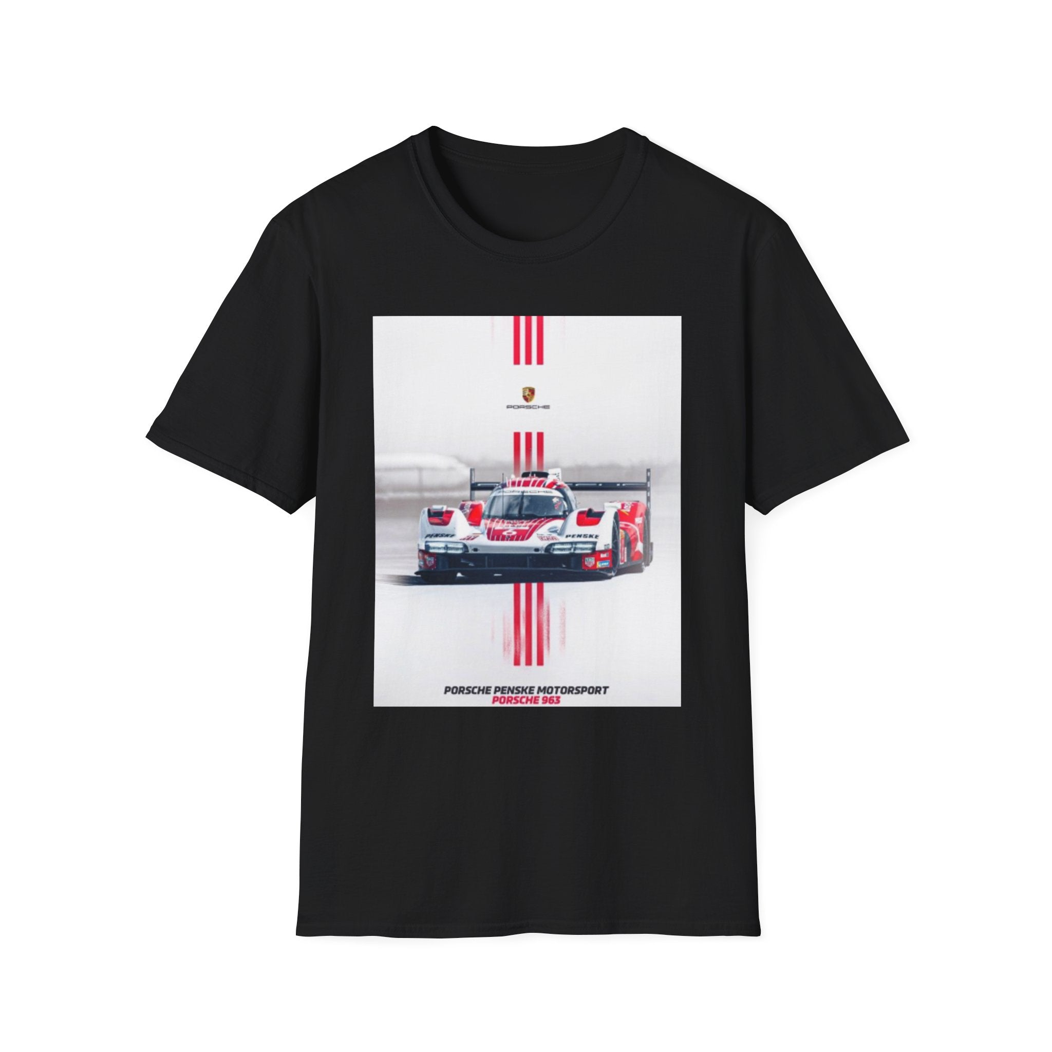 Racing Car Graphic T-Shirt — Vintage Porsche Motorsport Design