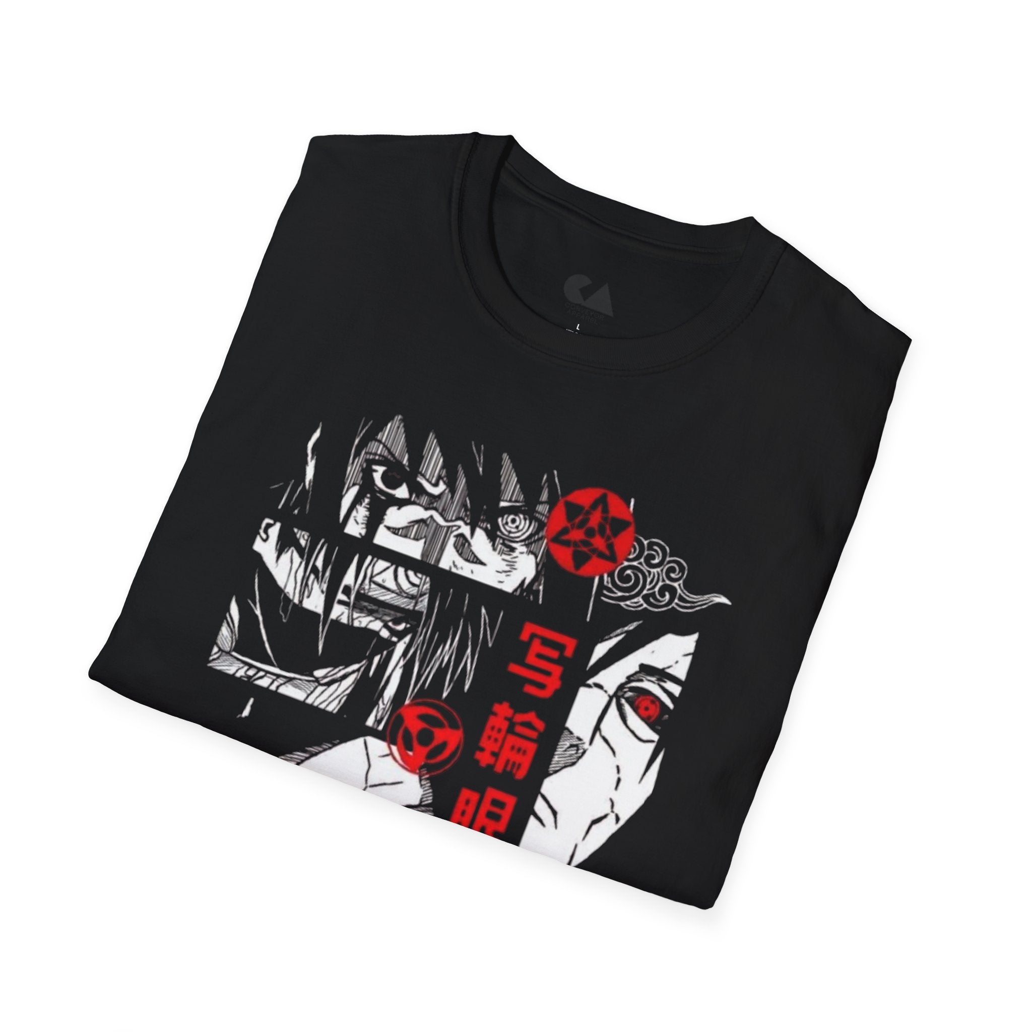 Uchiha Sharingan Anime T‑Shirt — Itachi & Sasuke Graphic Tee
