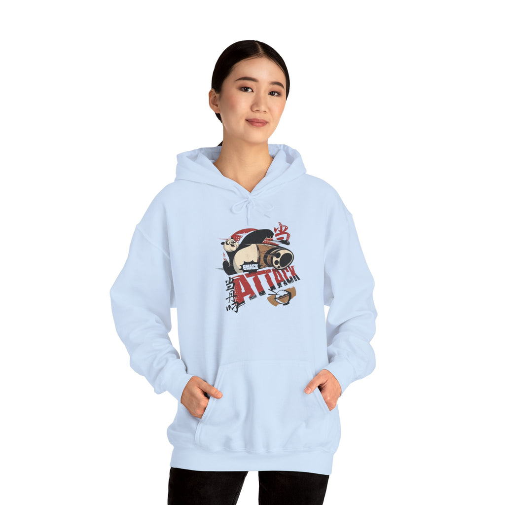 Attack Panda Hoodie — Cute Kung Fu Panda Graphic Pullover
