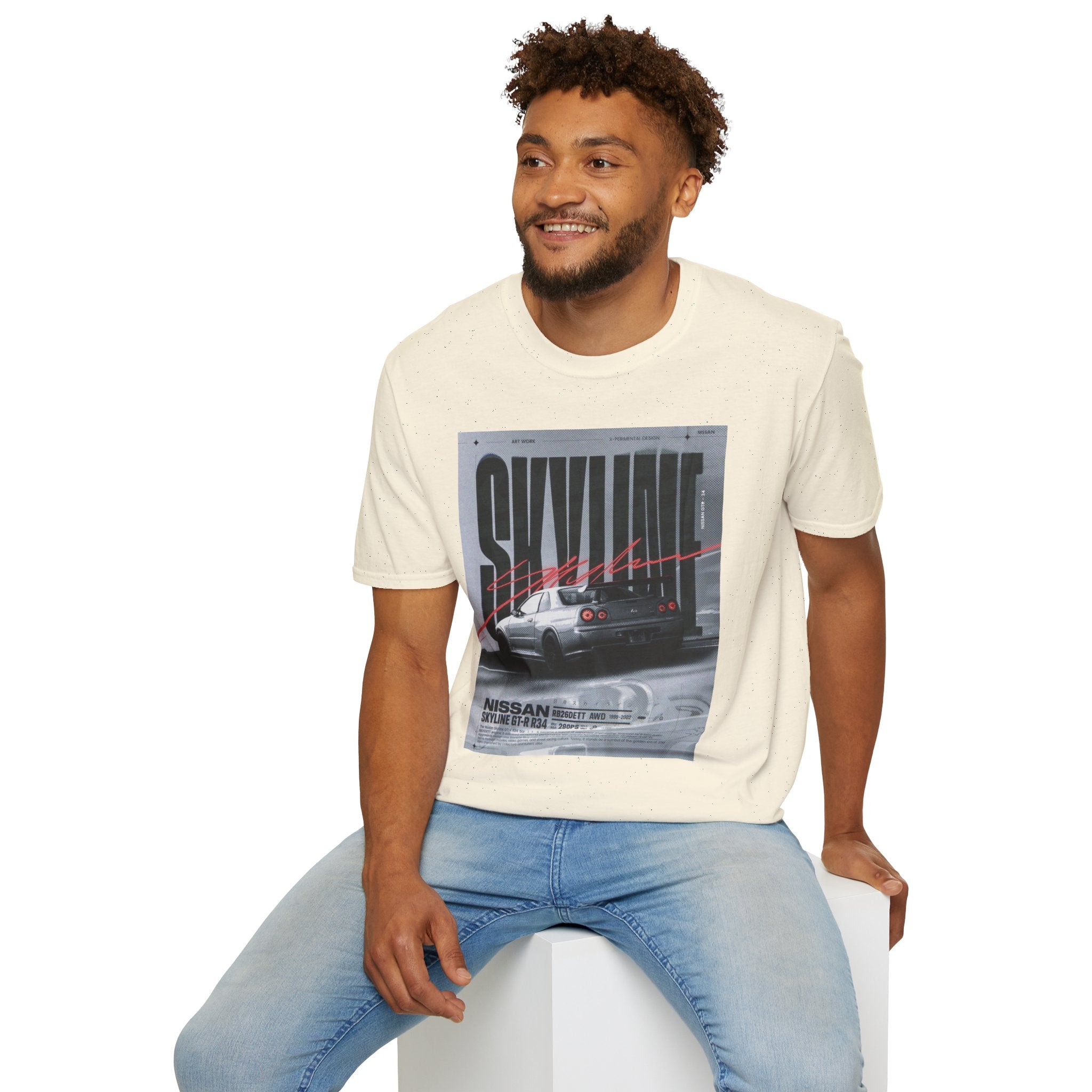 Silvlne Drift Car Graphic T-Shirt — Retro Racing Streetwear