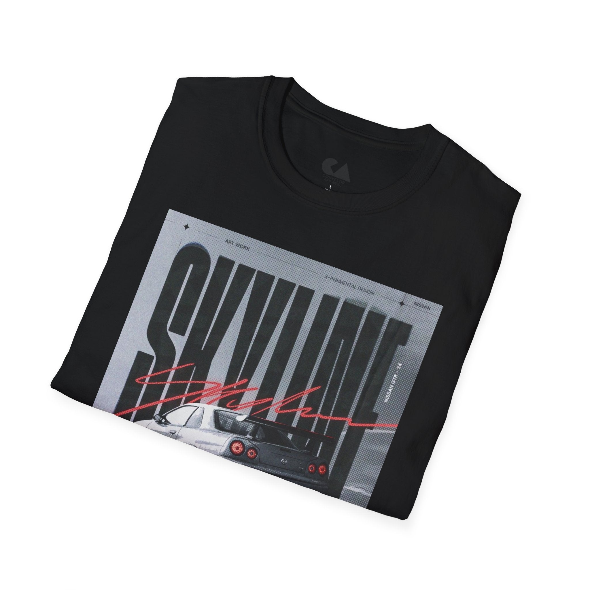Silvlne Drift Car Graphic T-Shirt — Retro Racing Streetwear