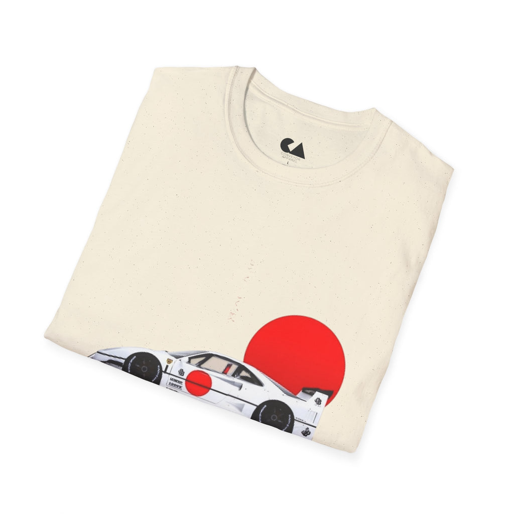 Racing Car Tee — JDM Sun Graphic T-Shirt