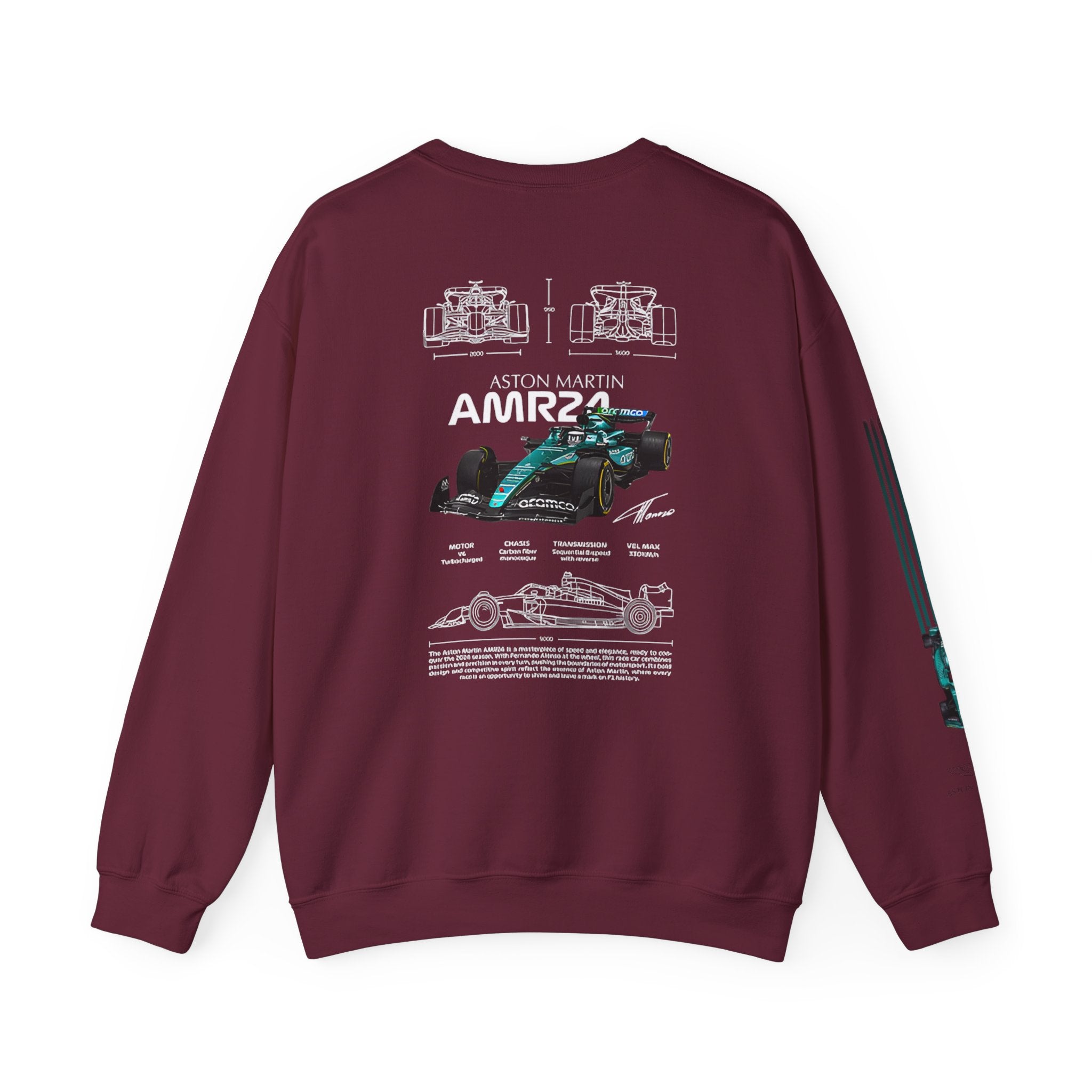 Aston Martin AMR24 Racing Crewneck Sweatshirt