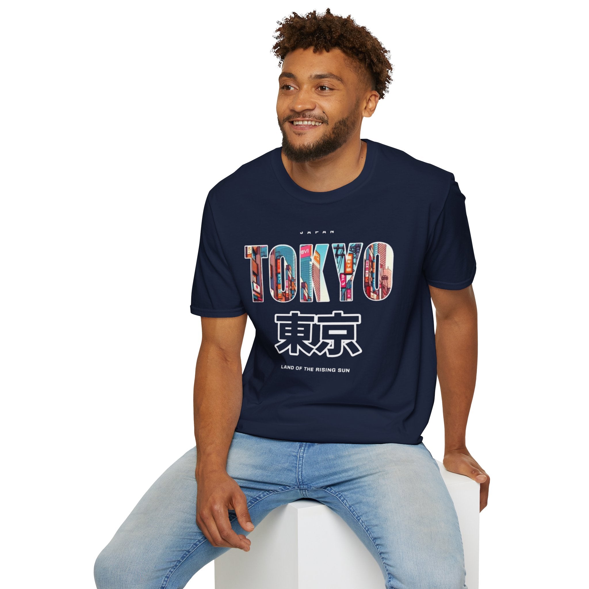 Tokyo Photo-Block T-Shirt — Tokyo Kanji Travel Tee