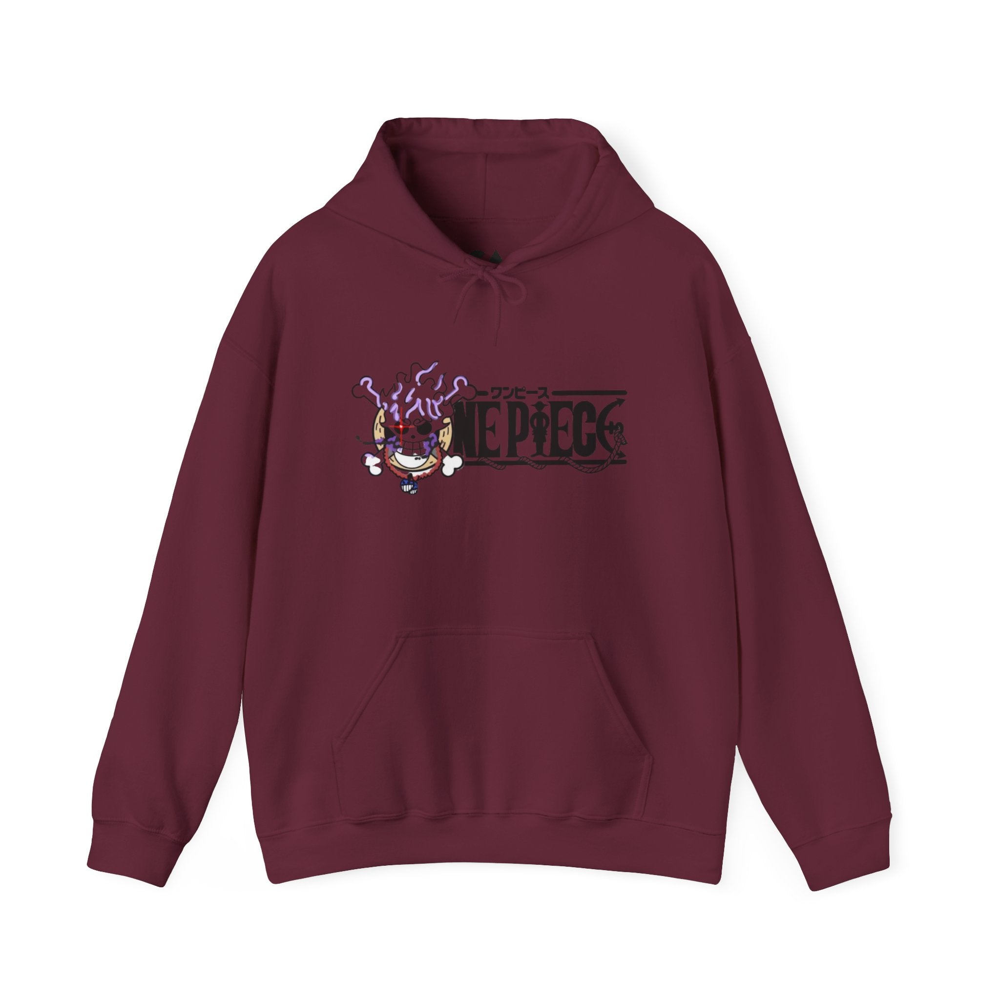 One Piece Skull Logo Hoodie — Anime Pirate Crew Pullover