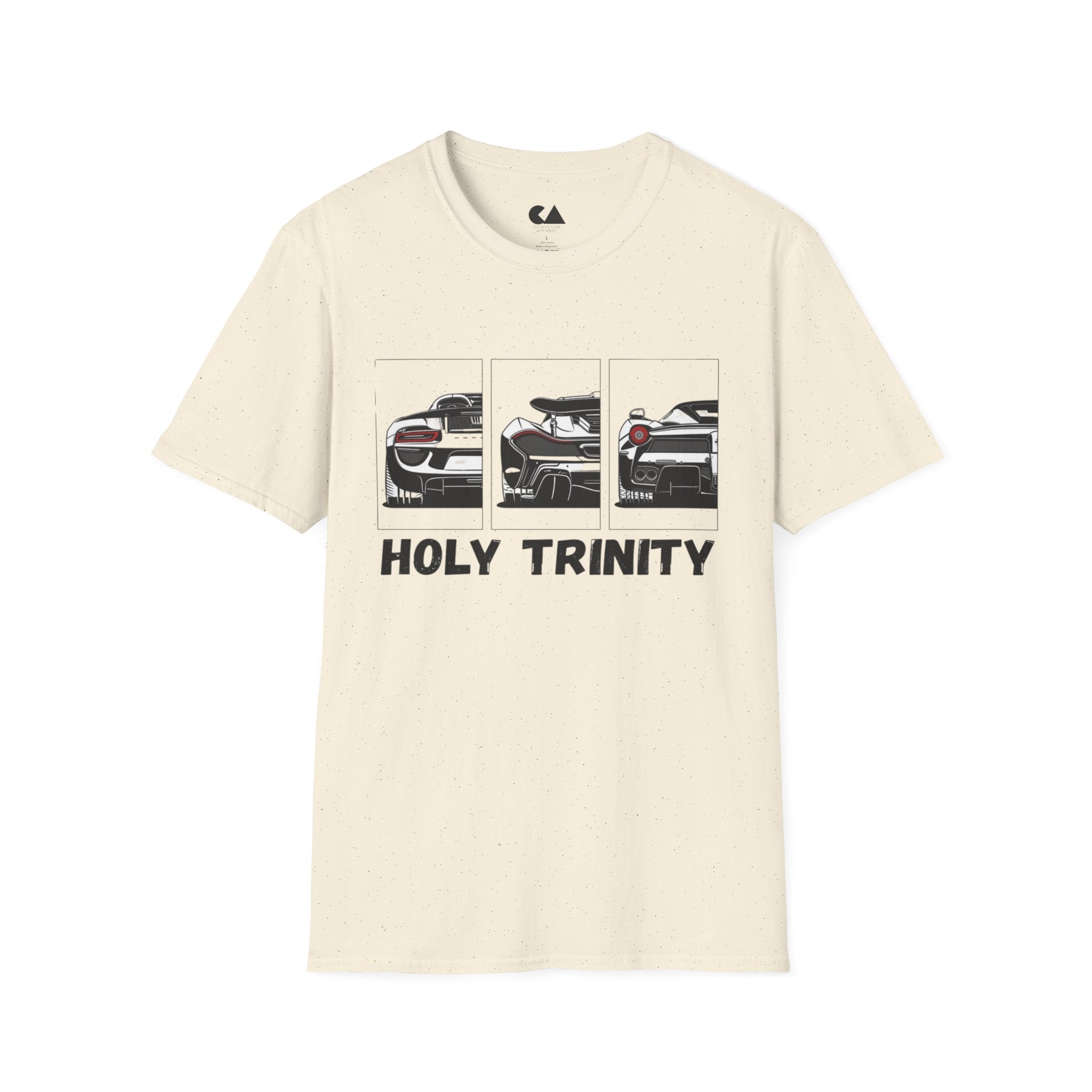 T-Shirt — "Holy Trinity" Retro Car Trio Graphic Tee