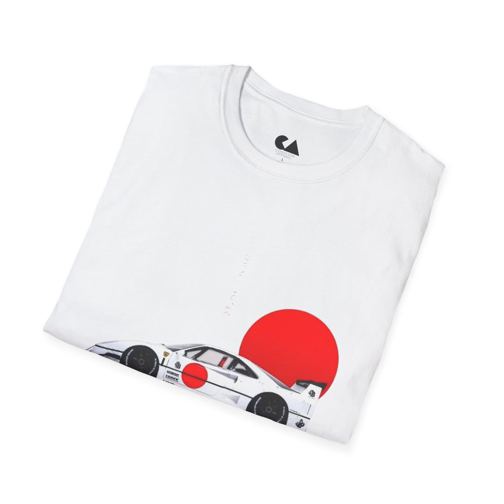 Racing Car Tee — JDM Sun Graphic T-Shirt