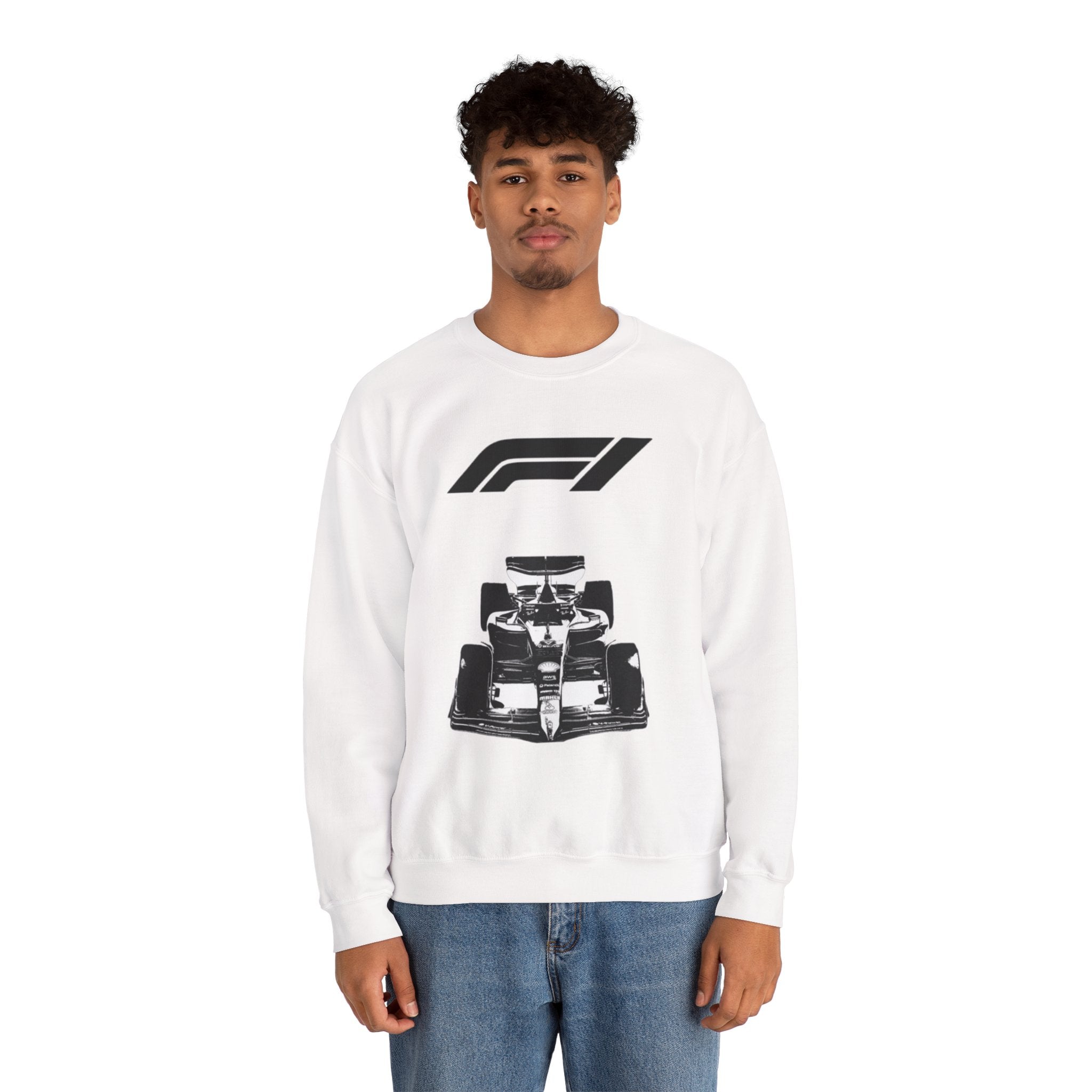 Racing Crewneck Sweatshirt – F1 Formula One Car Graphic