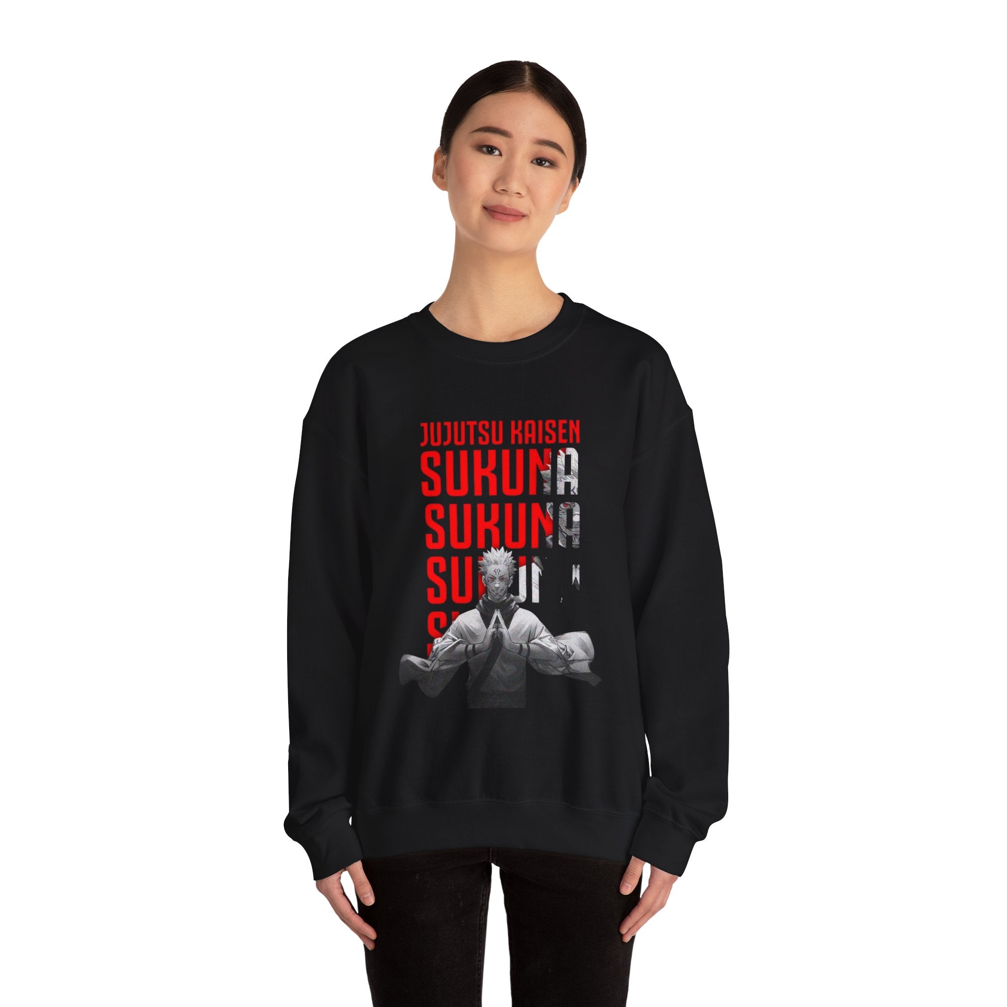 Jujutsu Kaisen Sukuna Graphic Crewneck Sweatshirt