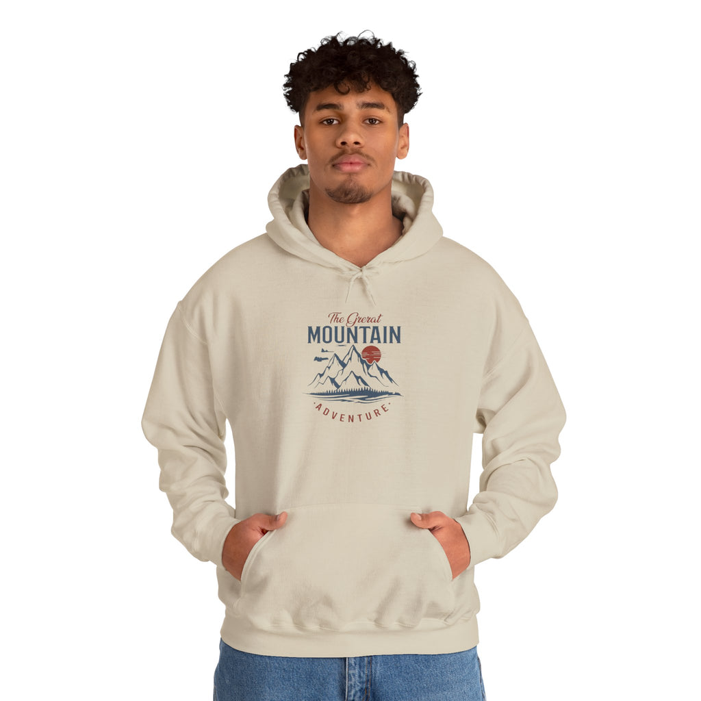 Mountain Adventure Hoodie — The Great Mountain Graphic Pullover