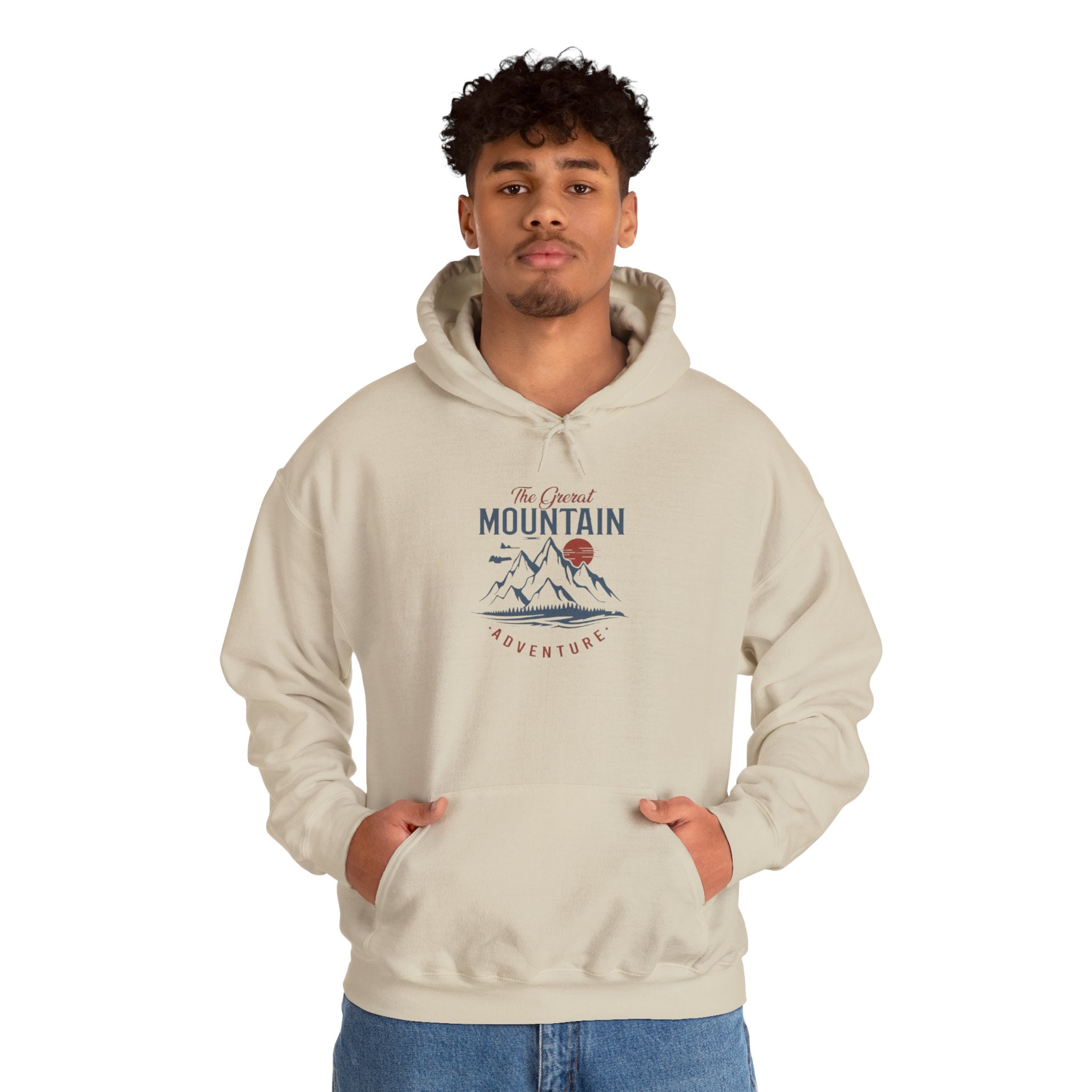 Mountain Adventure Hoodie — The Great Mountain Graphic Pullover
