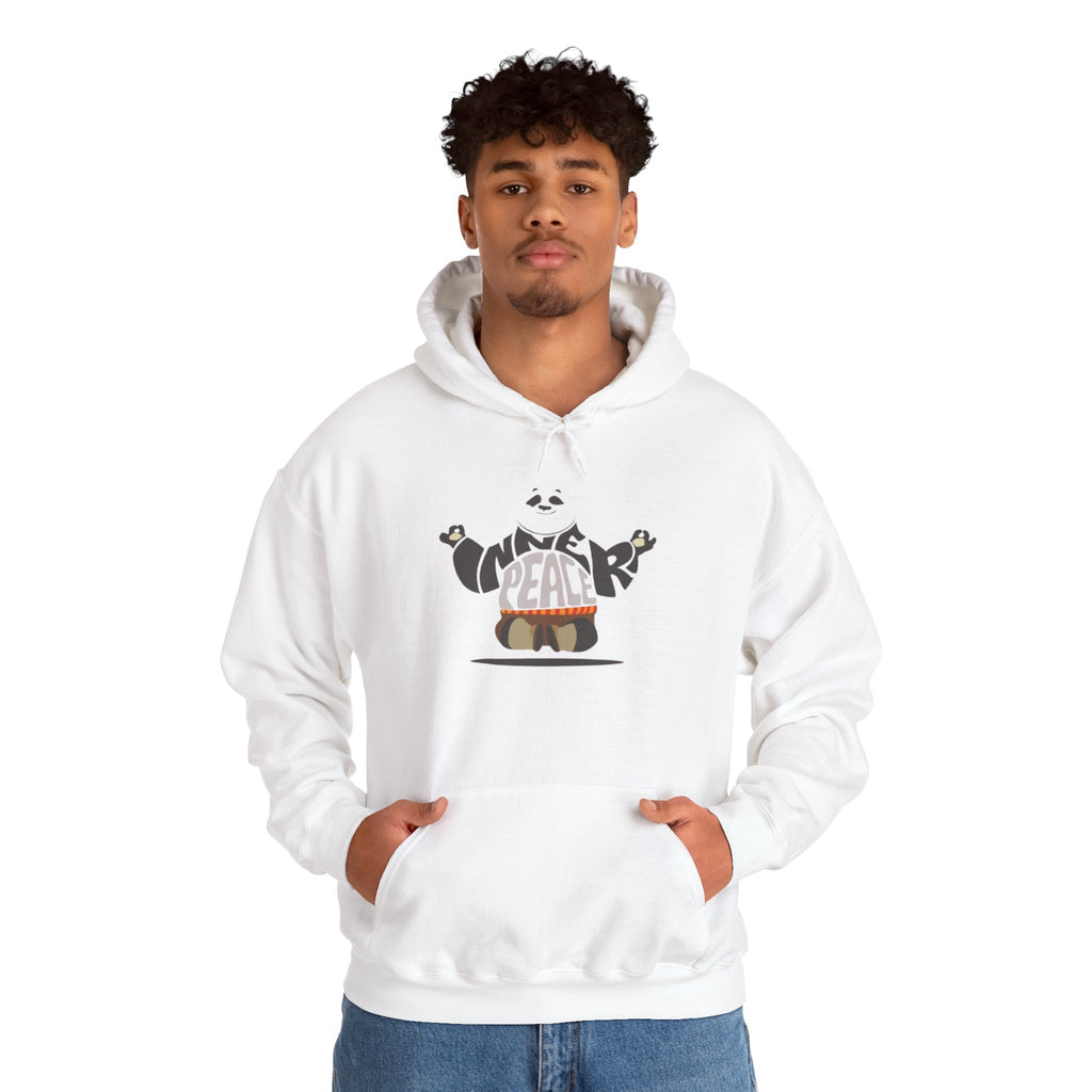 Peace Panda Hoodie — Cute Meditation Panda Graphic Pullover | Kung Fu Panda