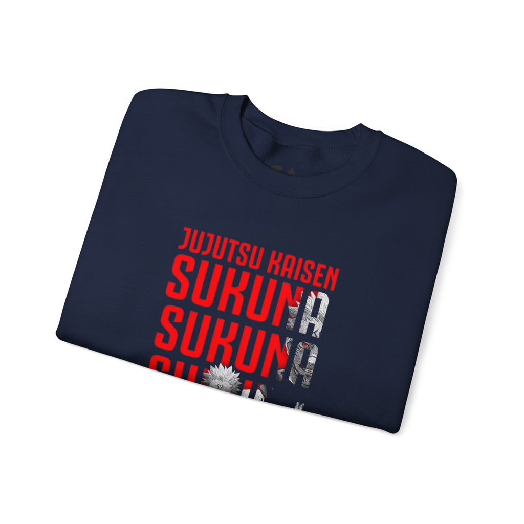 Jujutsu Kaisen Sukuna Graphic Crewneck Sweatshirt