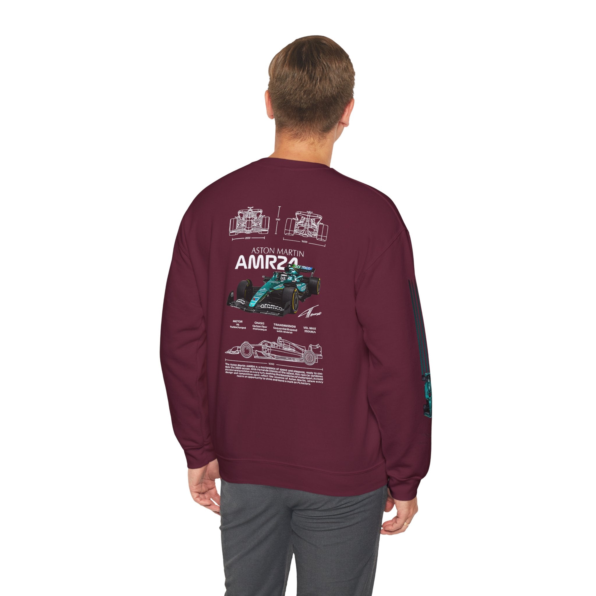 Aston Martin AMR24 Racing Crewneck Sweatshirt