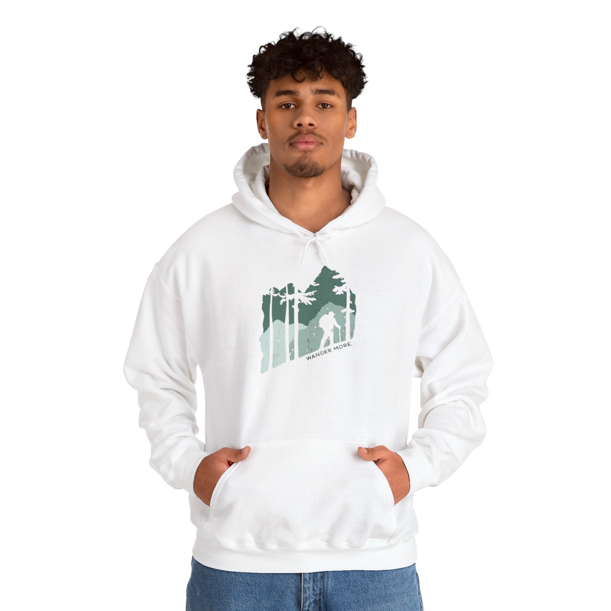 Hoodie — Forest Hiking Silhouette Hoodie