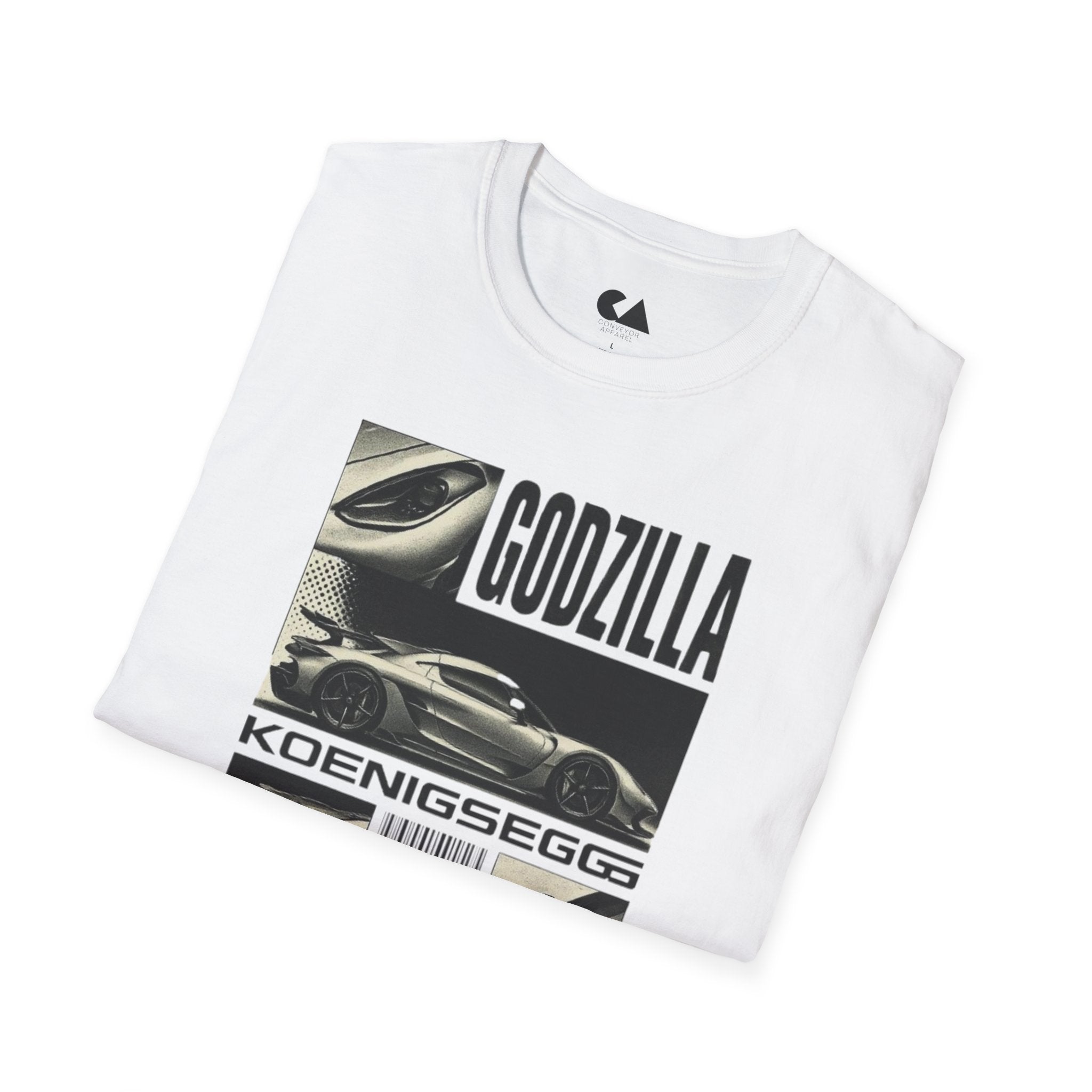 Godzilla Koenigsegg Supercar T‑Shirt — Performance Car Graphic Tee