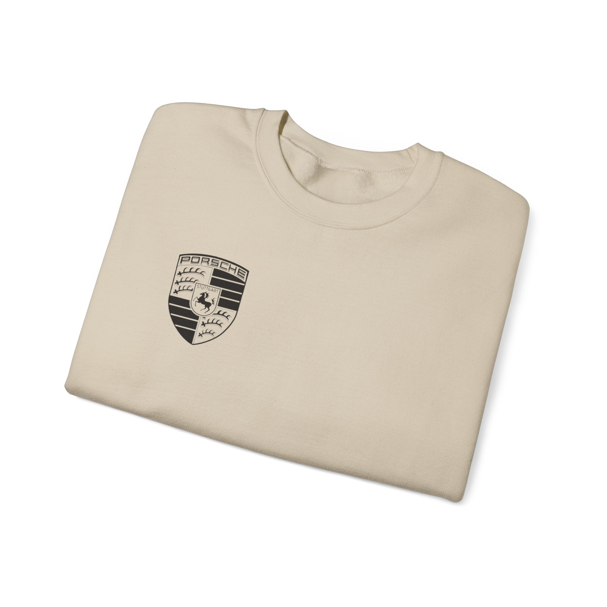 Porsche Graphic Crewneck Sweatshirt — Rear 911 GT3 Design
