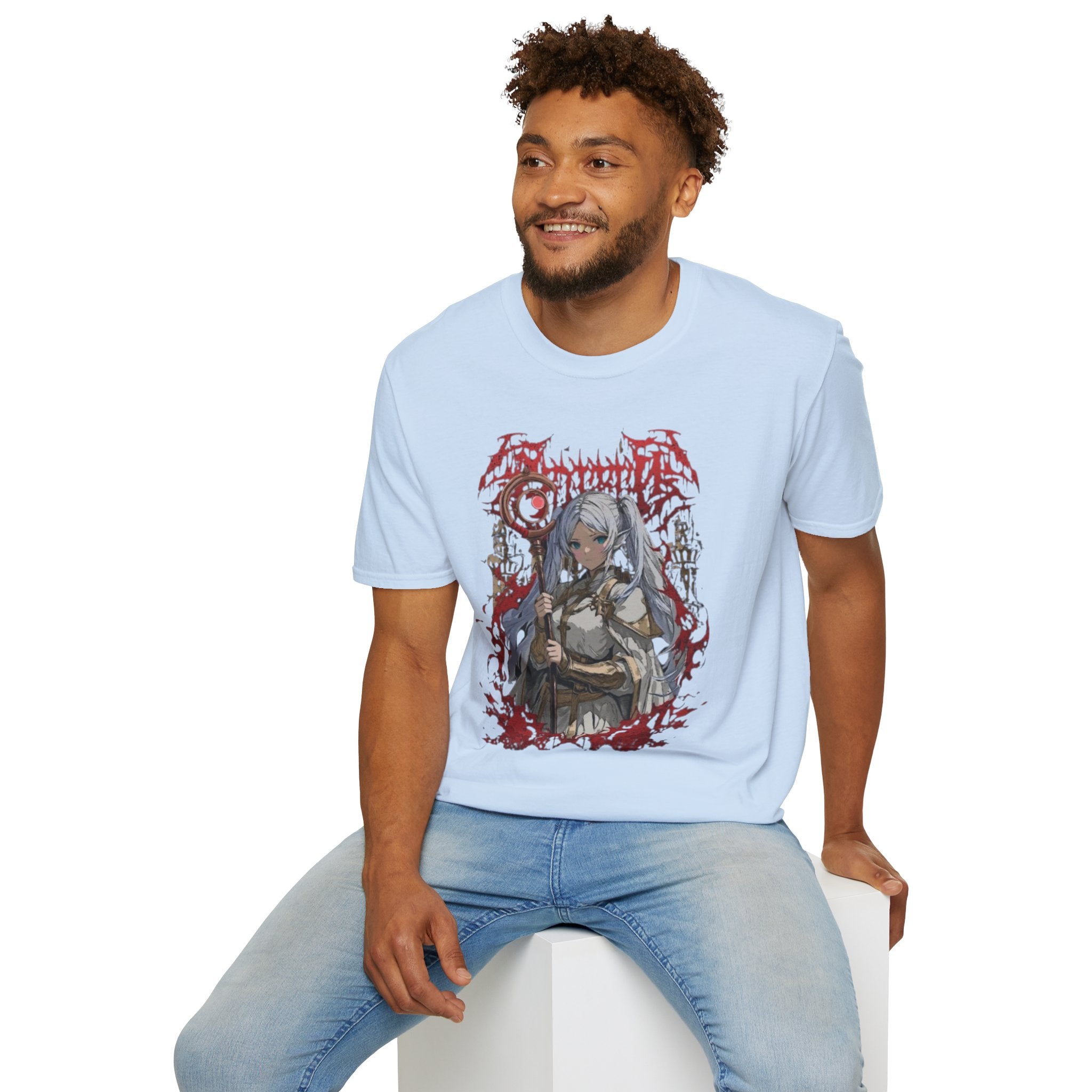 Anime Gothic T-Shirt — Dark Angel Girl Graphic Tee