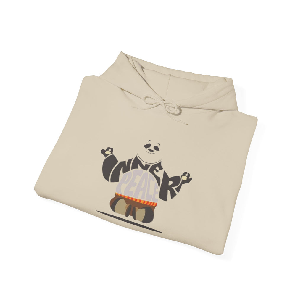 Peace Panda Hoodie — Cute Meditation Panda Graphic Pullover | Kung Fu Panda