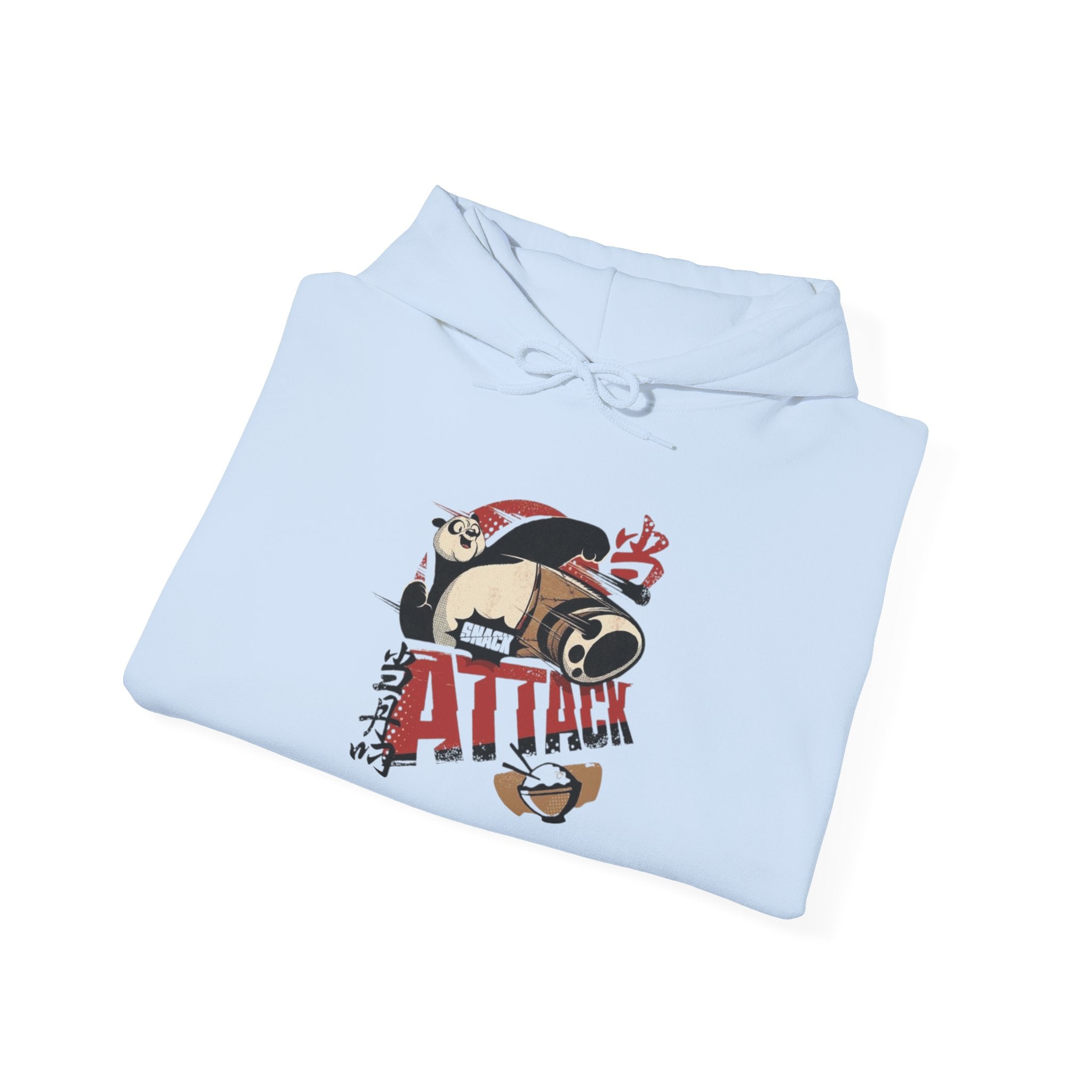 Attack Panda Hoodie — Cute Kung Fu Panda Graphic Pullover