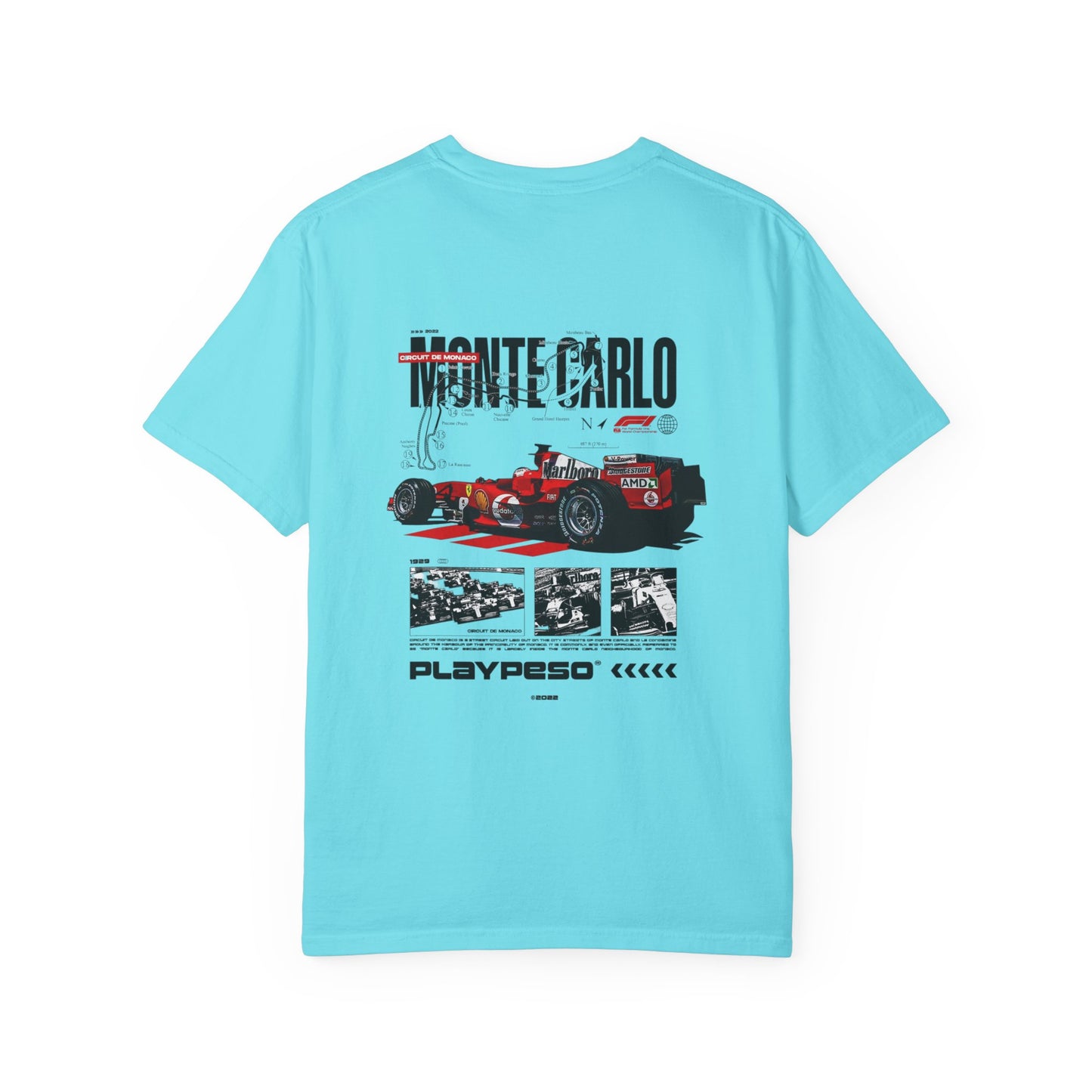 Racing Circuit T-shirt - Monte Carlo Racing Fans Dream