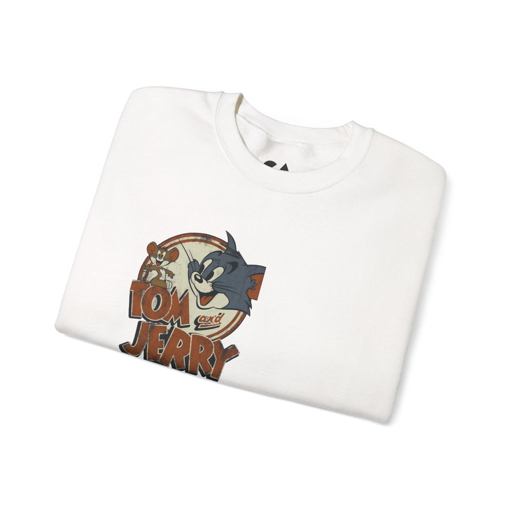 Tom & Jerry Sweatshirt — Retro Cartoon Crewneck