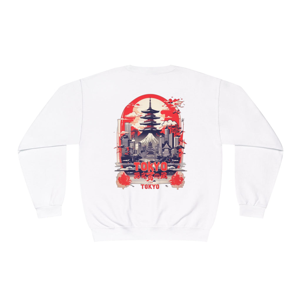 Tokyo Skyline Graphic Crewneck Sweatshirt
