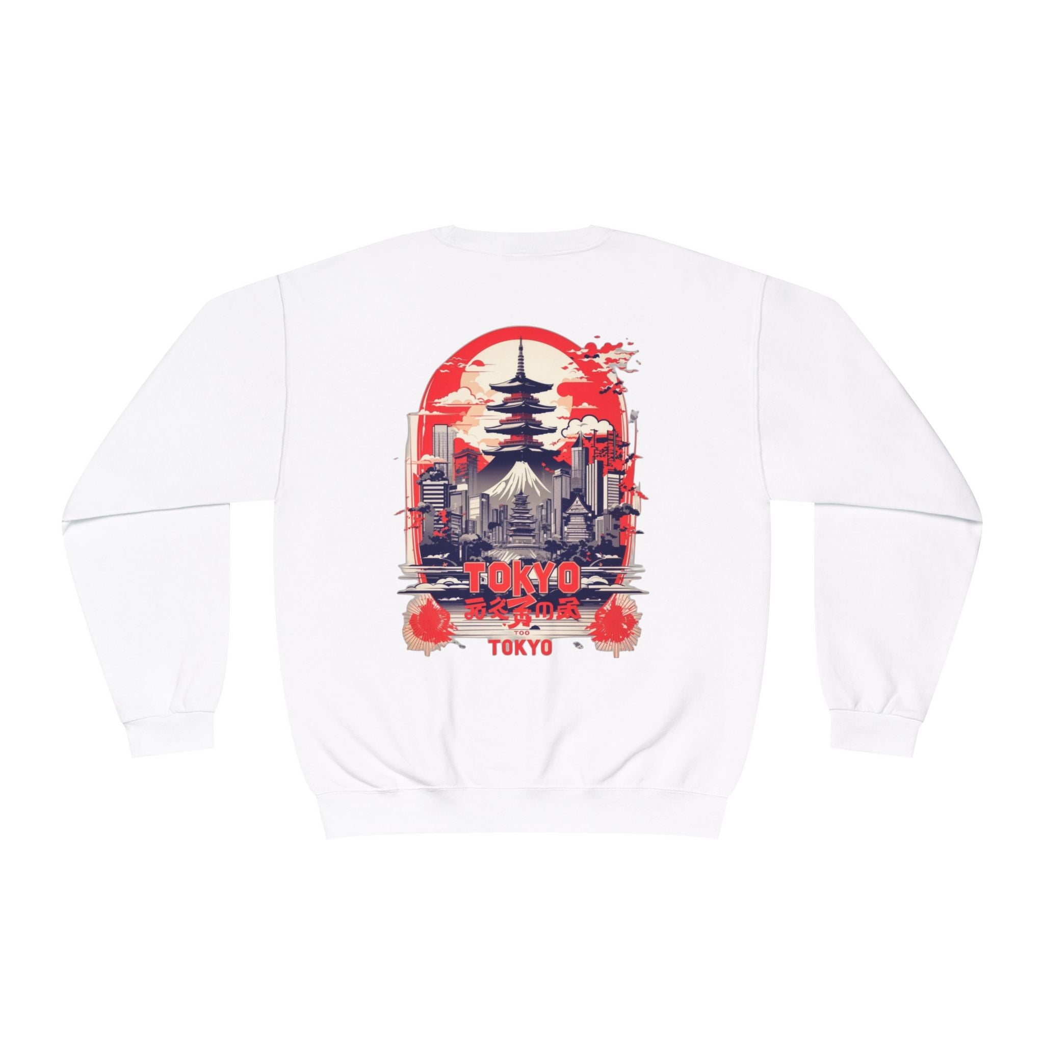 Tokyo Skyline Graphic Crewneck Sweatshirt
