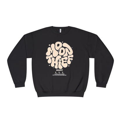 Cosmic Vibes Crewneck Sweatshirt - Moon Thief Design