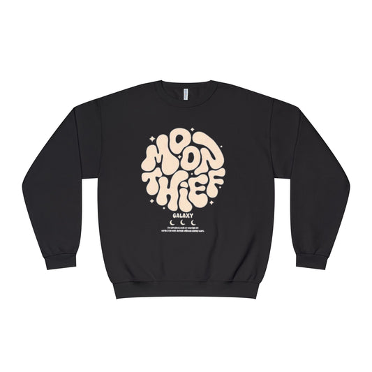 Cosmic Vibes Crewneck Sweatshirt - Moon Thief Design