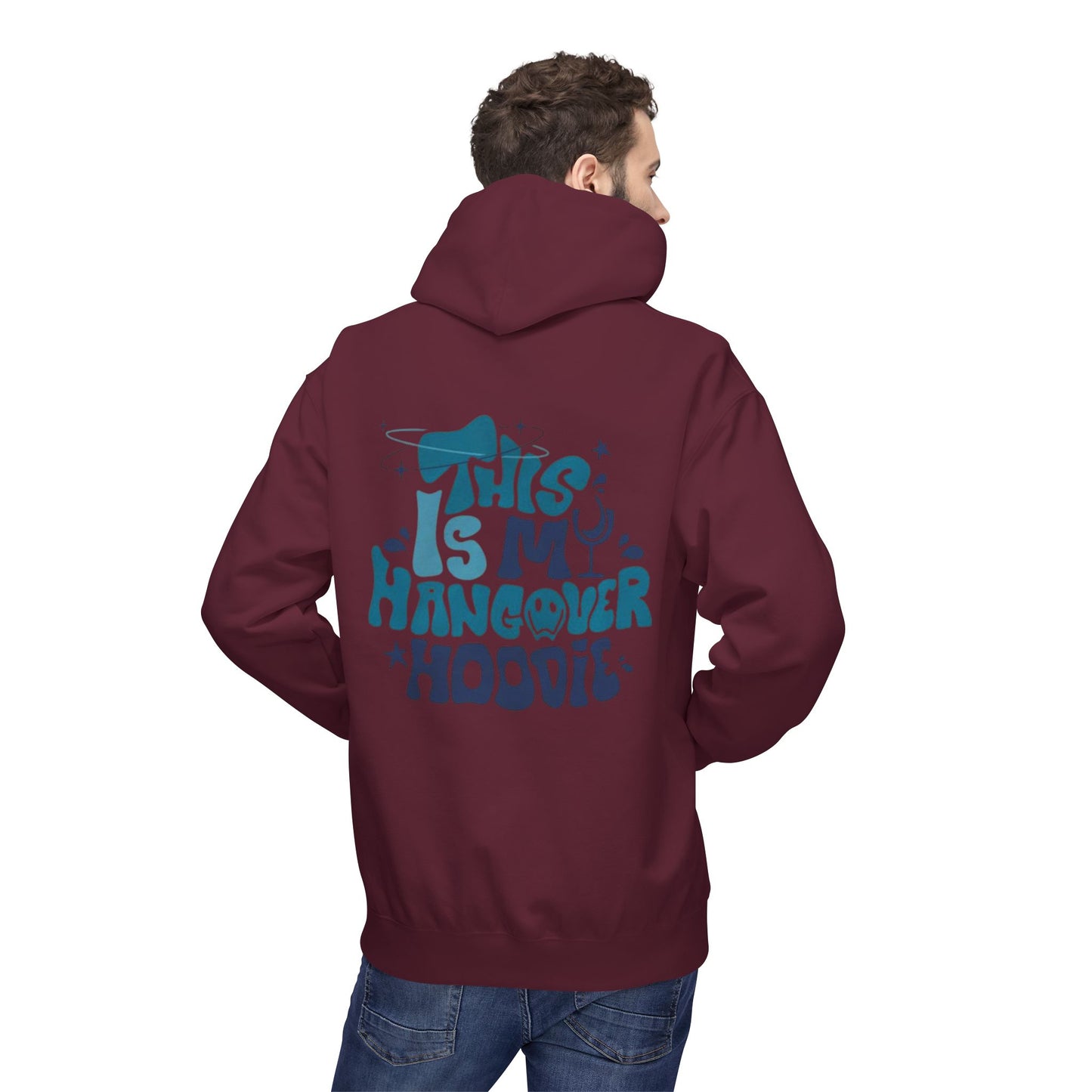 Hangover Hoodie, Cozy Fleece Sweatshirt for Lazy Days, Unisex Casual Wear, Fun Party Essentials
