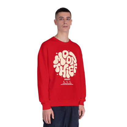 Cosmic Vibes Crewneck Sweatshirt - Moon Thief Design