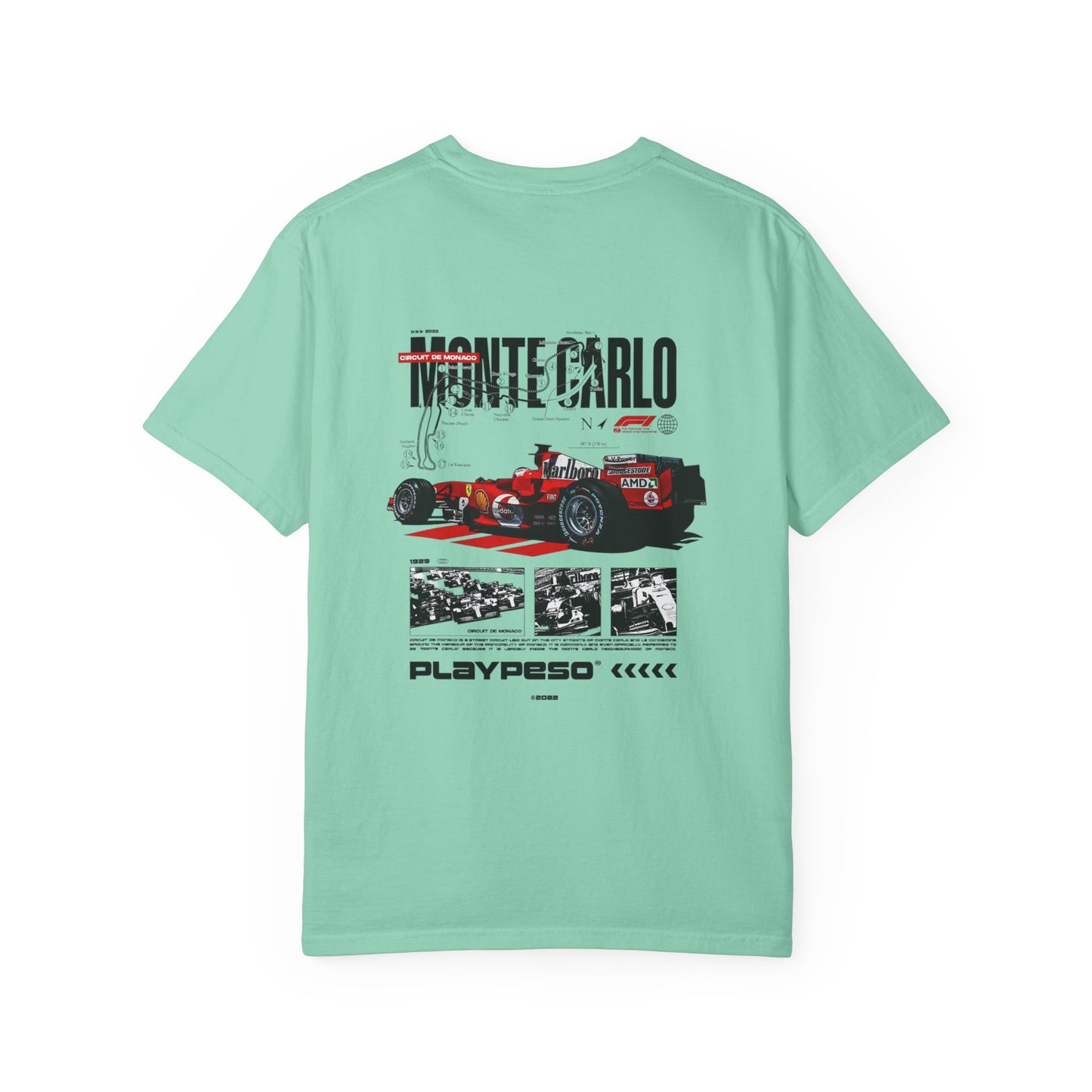 Racing Circuit T-shirt - Monte Carlo Racing Fans Dream