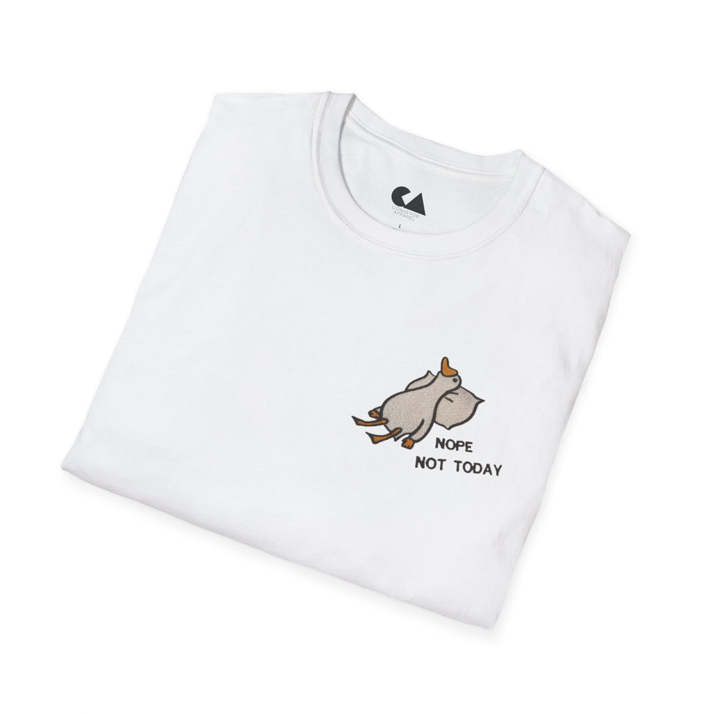 T-Shirt — Cute Duck Pair "Not Today" Graphic Tee