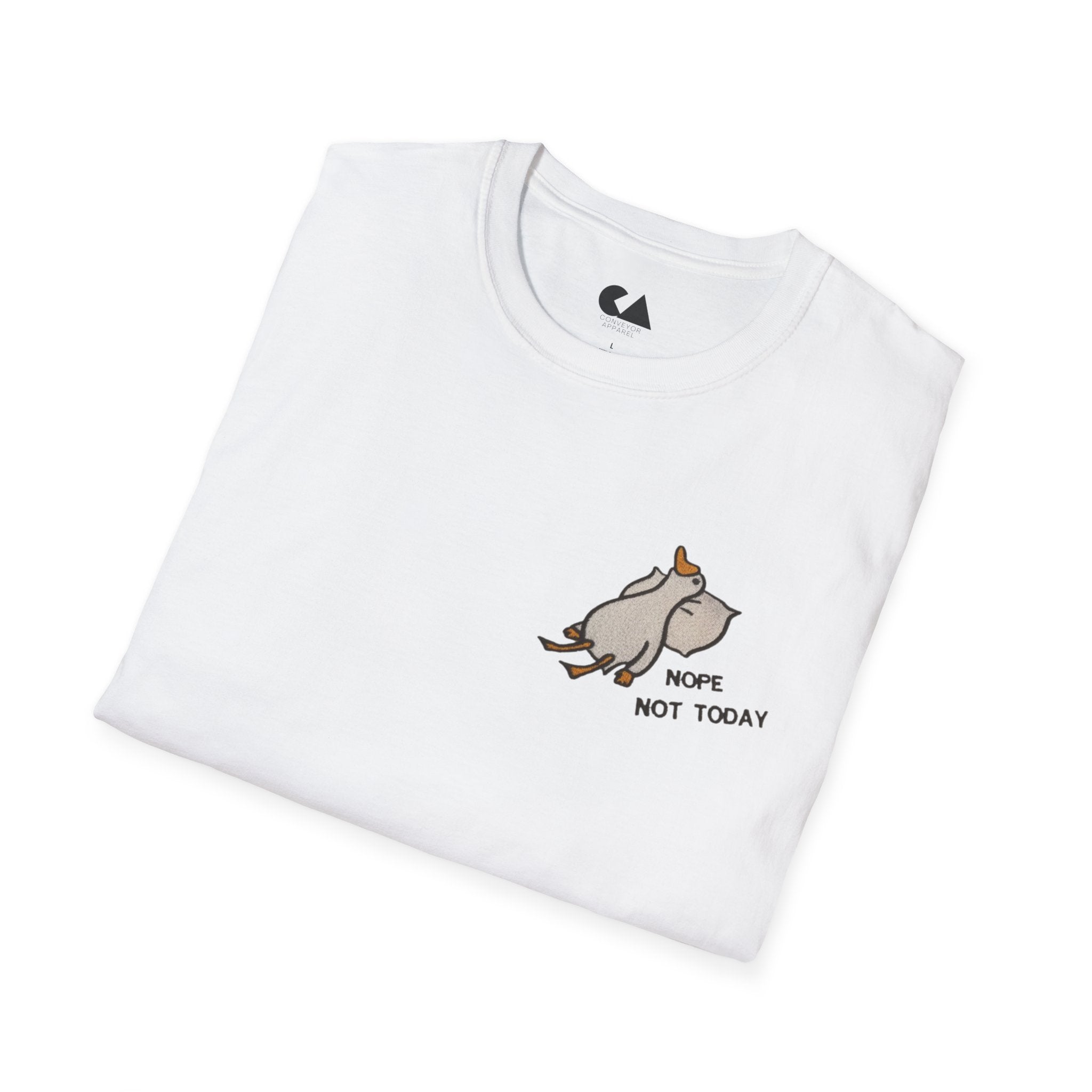 T-Shirt — Cute Duck Pair "Not Today" Graphic Tee