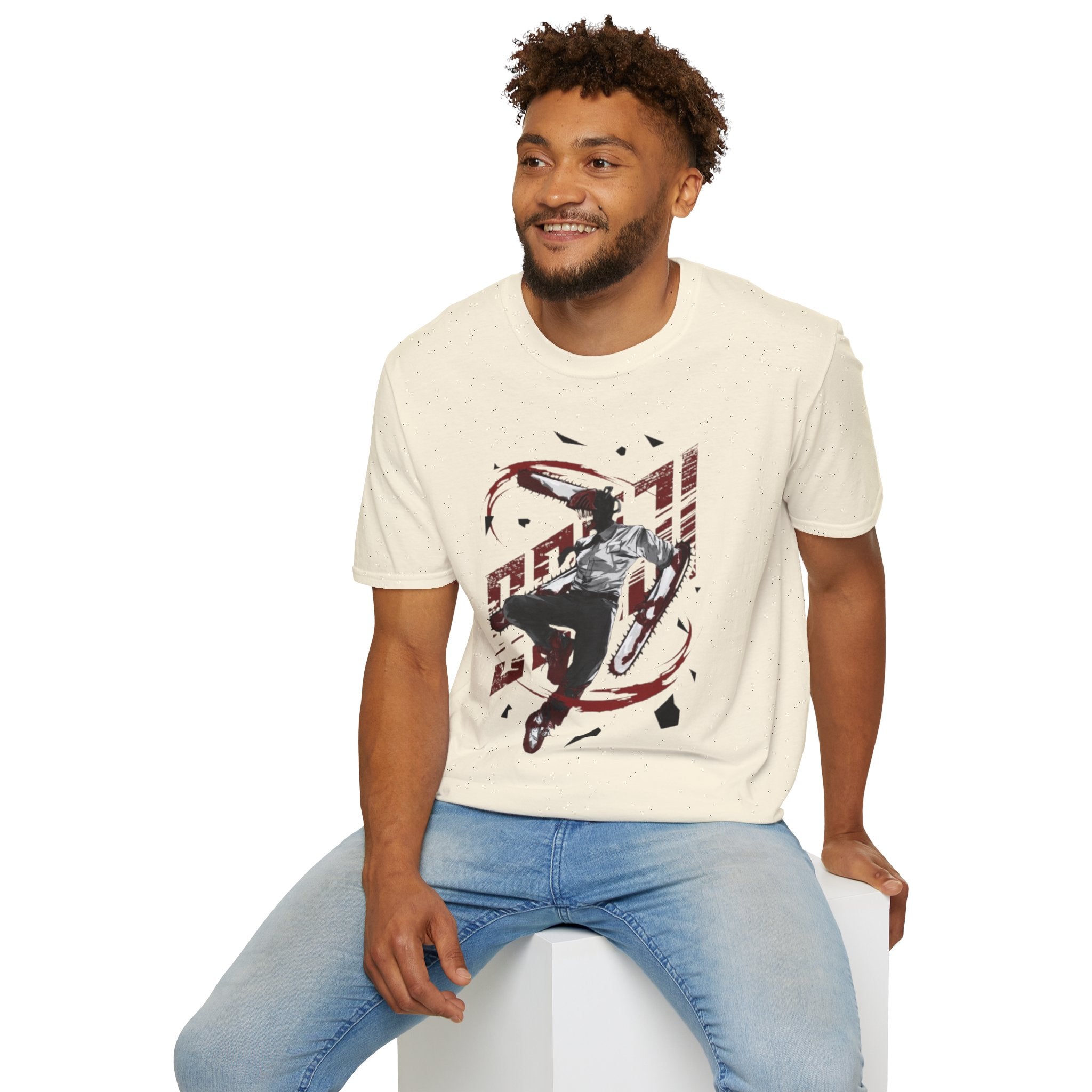 Chainsaw Man Graphic T-Shirt — Denji Devil Hunter Anime Tee