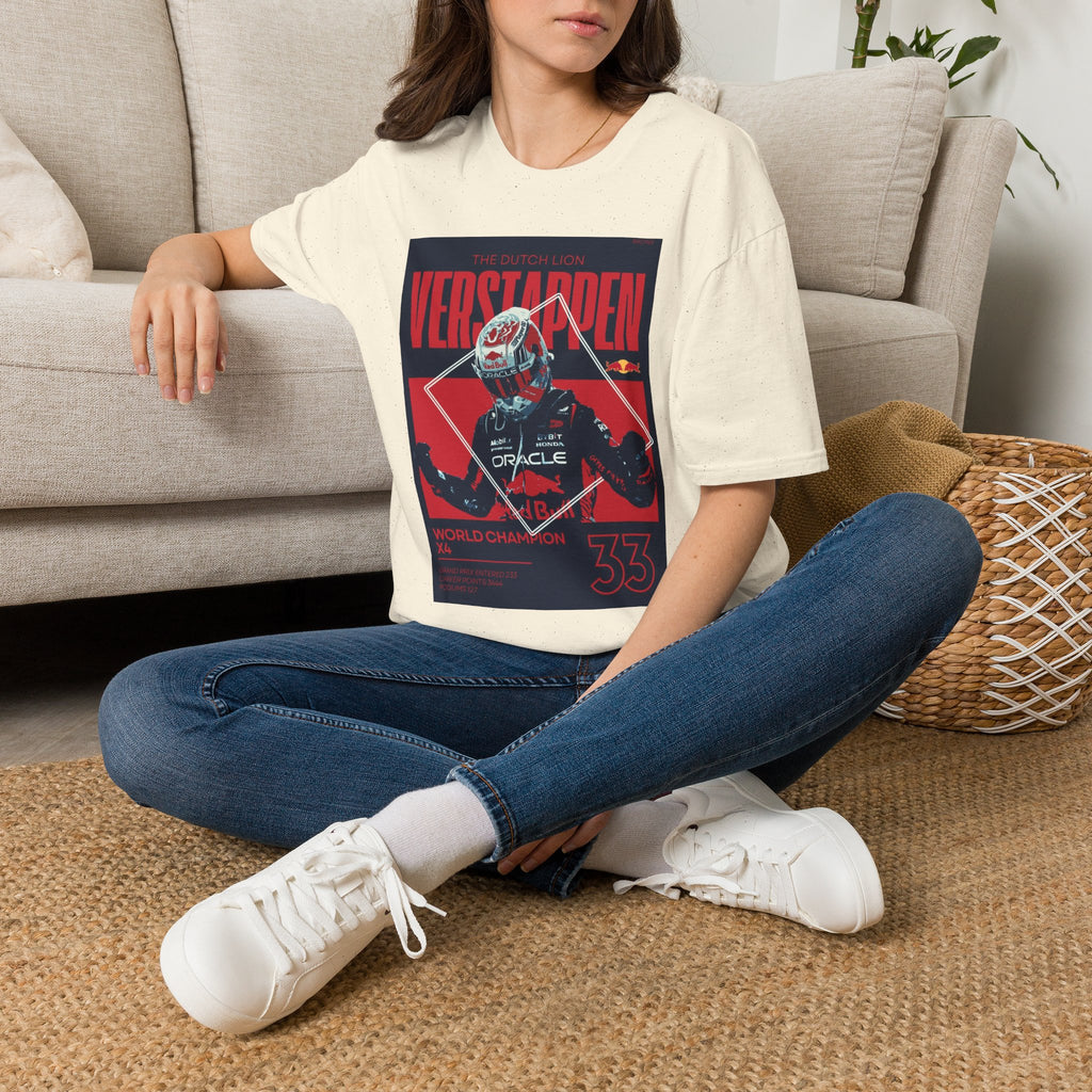 Verstappen Racing Tee — The Dutch Lion Formula 1 Fan Shirt