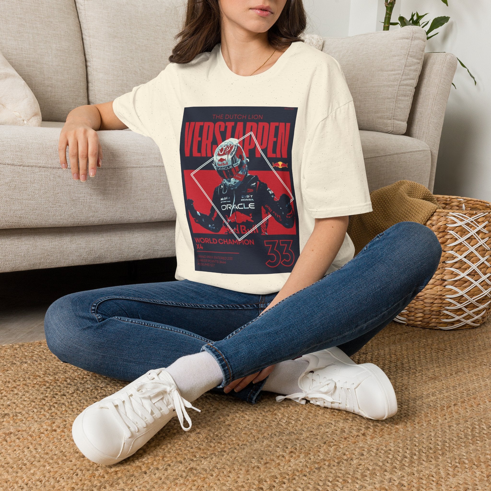 Verstappen Racing Tee — The Dutch Lion Formula 1 Fan Shirt