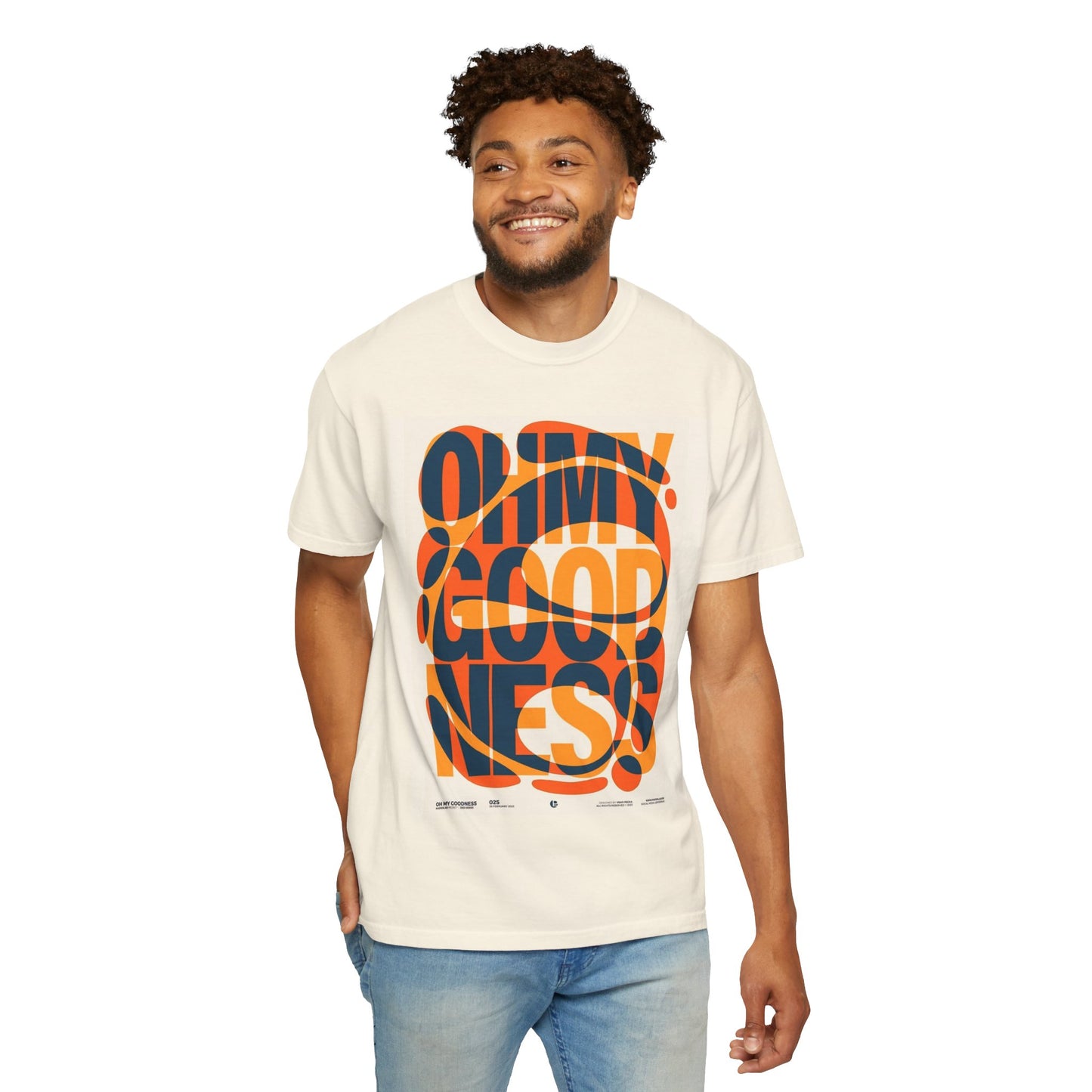 Vibrant Graphic T-Shirt: Oh My Goodness Statement Tee, Unisex Casual Wear, Perfect for Gifts, Summer Outfits, Trendy Graphic Tee