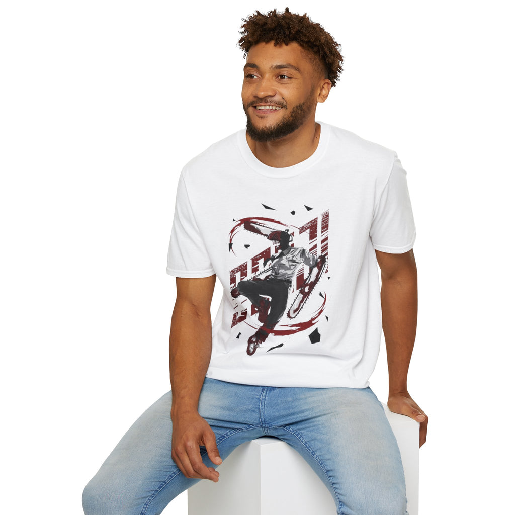 Chainsaw Man Graphic T-Shirt — Denji Devil Hunter Anime Tee
