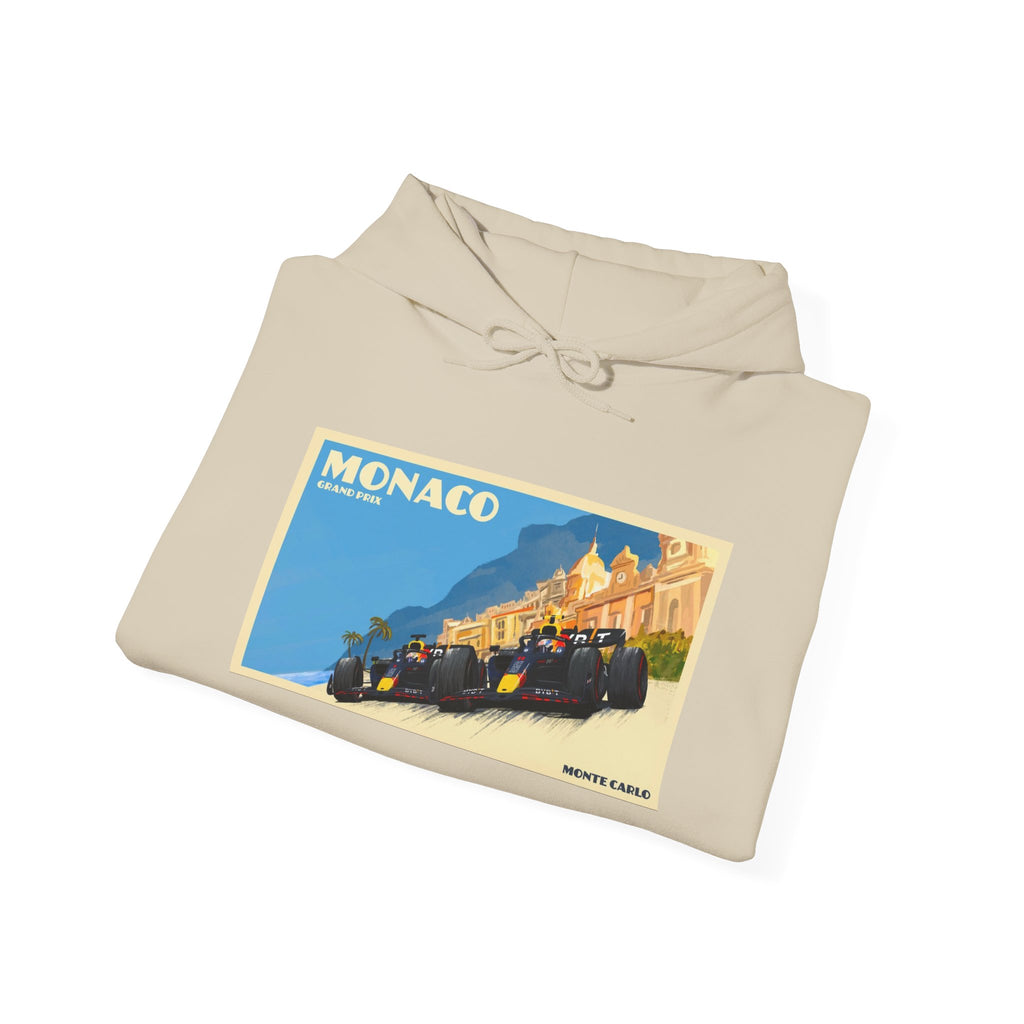 Monaco Vintage Grand Prix Hoodie – Retro Racing Poster Sweatshirt