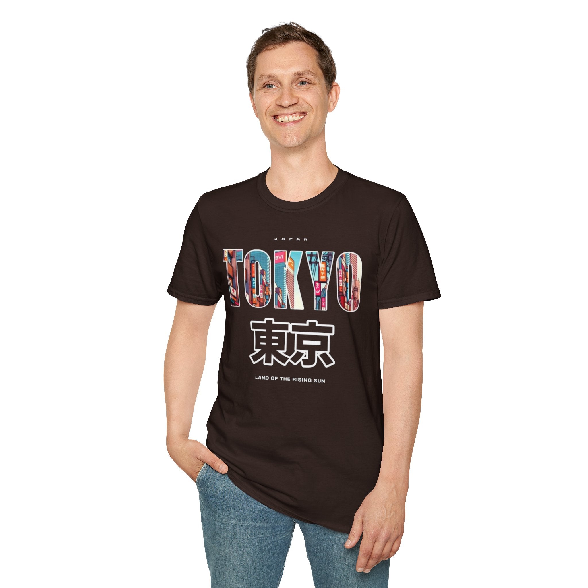 Tokyo Photo-Block T-Shirt — Tokyo Kanji Travel Tee
