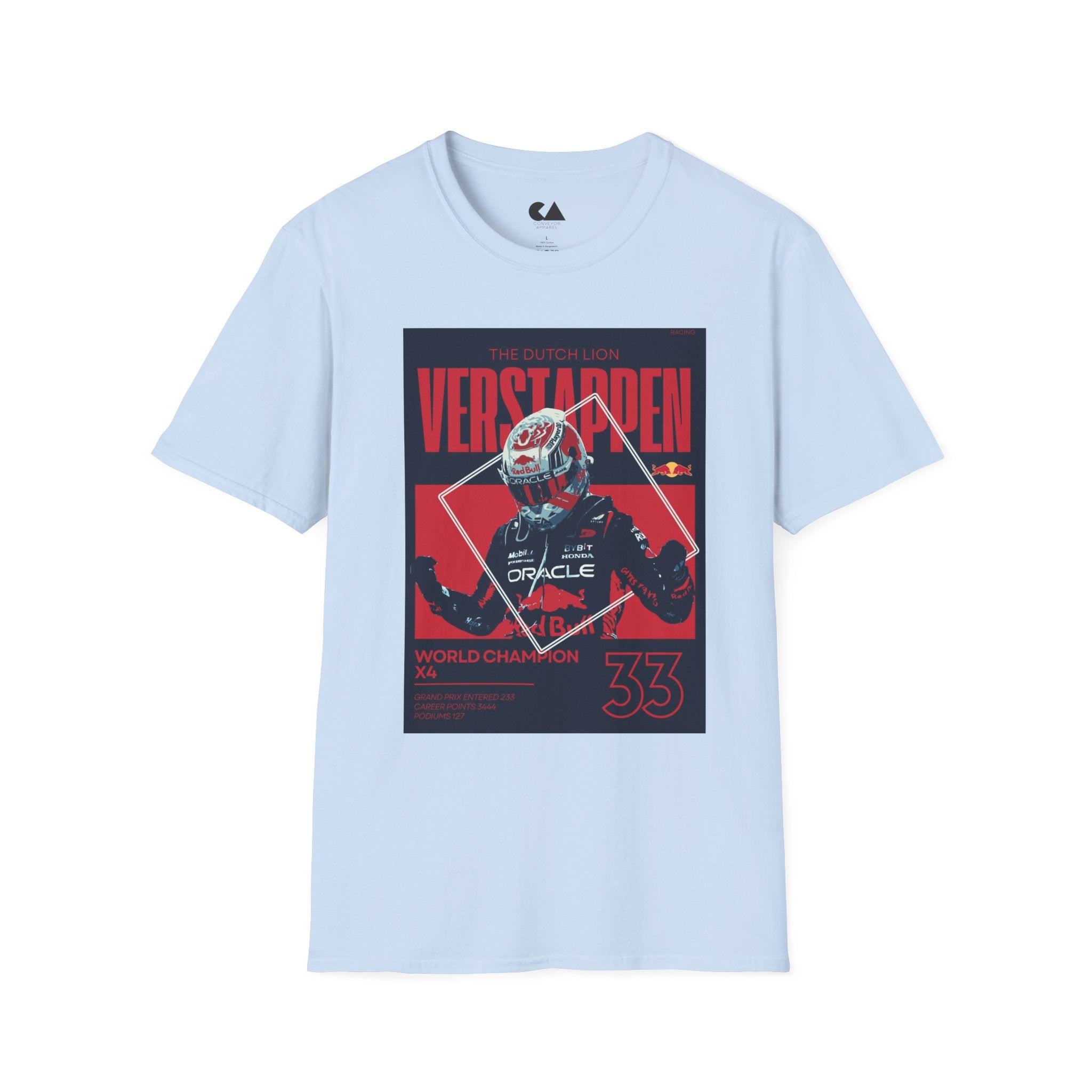 Verstappen Racing Tee — The Dutch Lion Formula 1 Fan Shirt