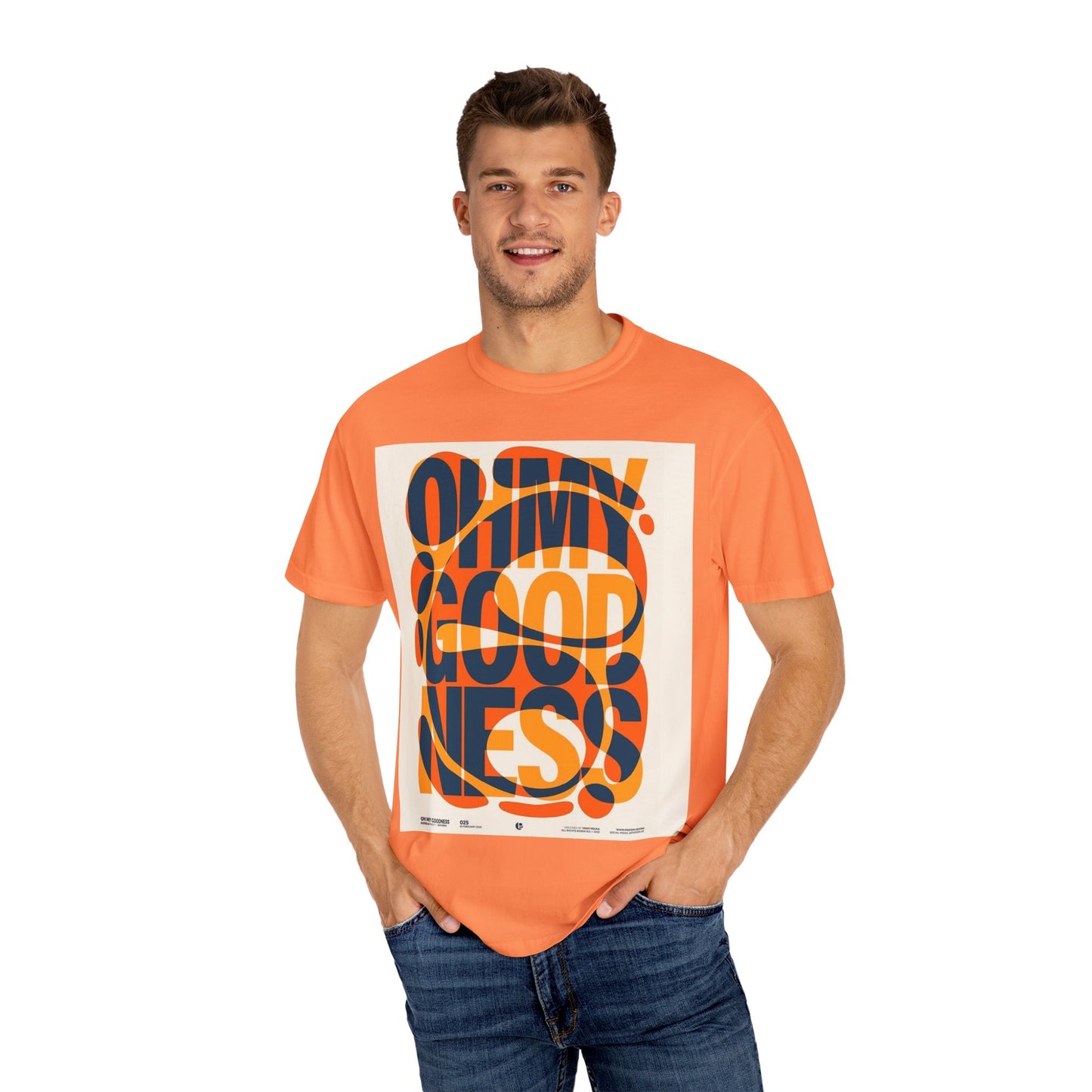 Vibrant Graphic T-Shirt: Oh My Goodness Statement Tee, Unisex Casual Wear, Perfect for Gifts, Summer Outfits, Trendy Graphic Tee