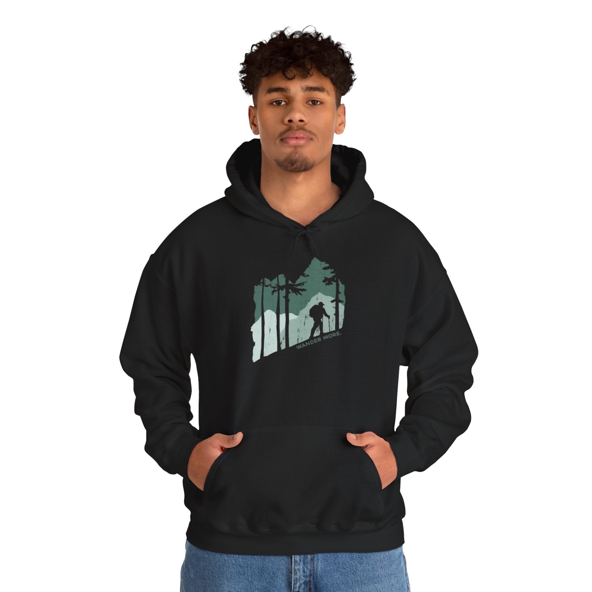 Hoodie — Forest Hiking Silhouette Hoodie