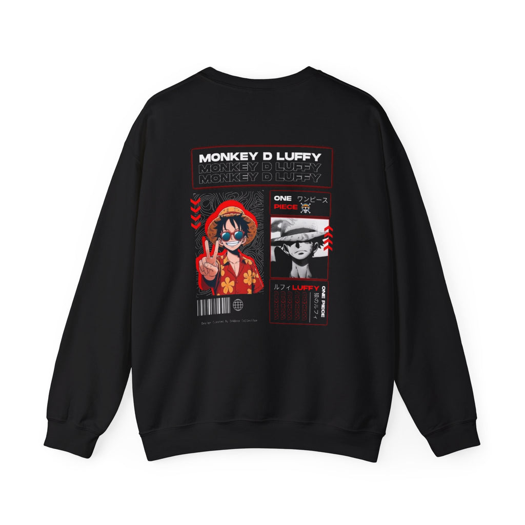 Wanted Poster Sweatshirt — Monkey D Luffy Graphic Crewneck