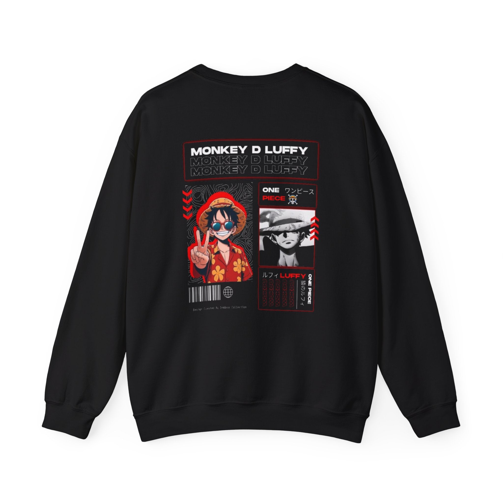 Wanted Poster Sweatshirt — Monkey D Luffy Graphic Crewneck