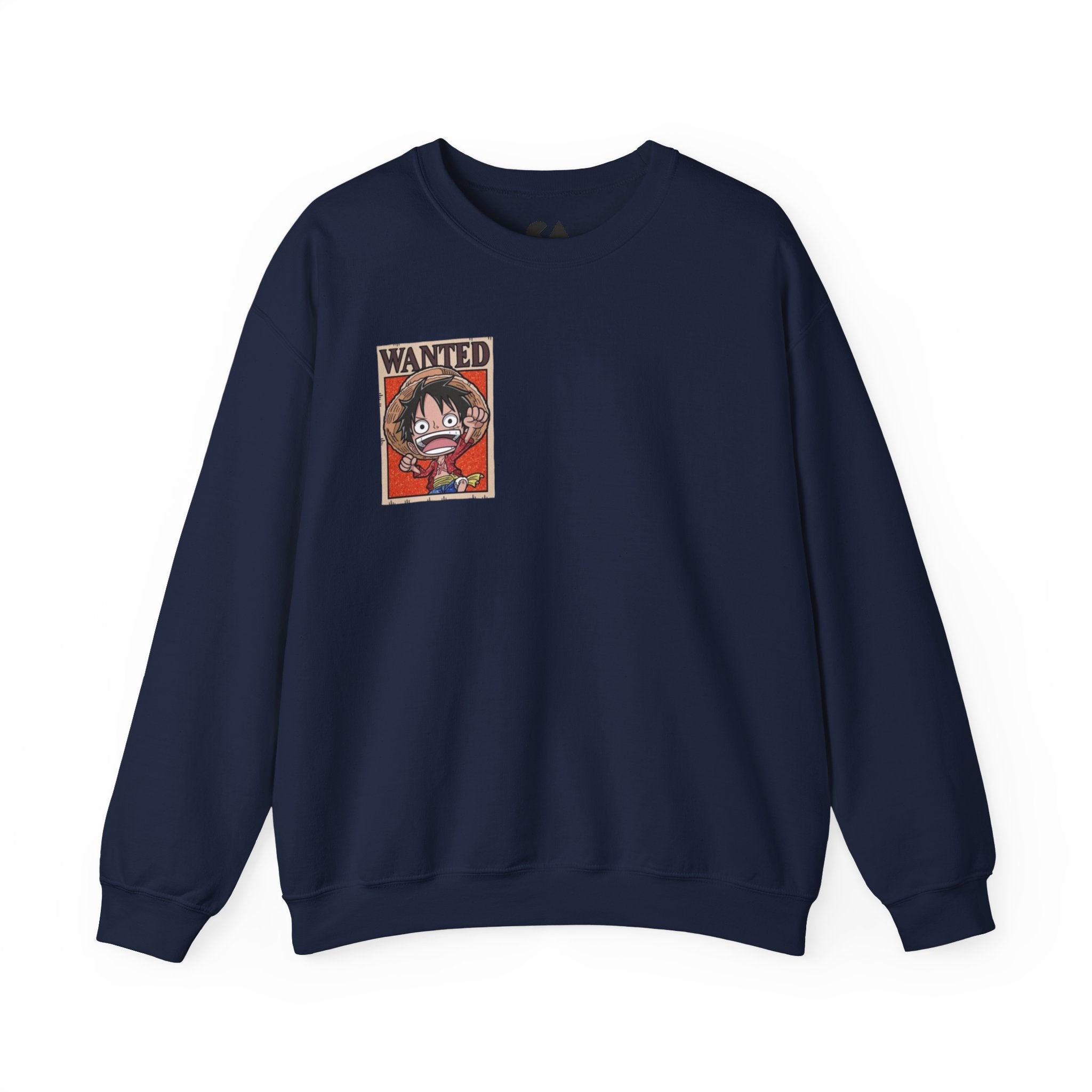 Wanted Poster Sweatshirt — Monkey D Luffy Graphic Crewneck